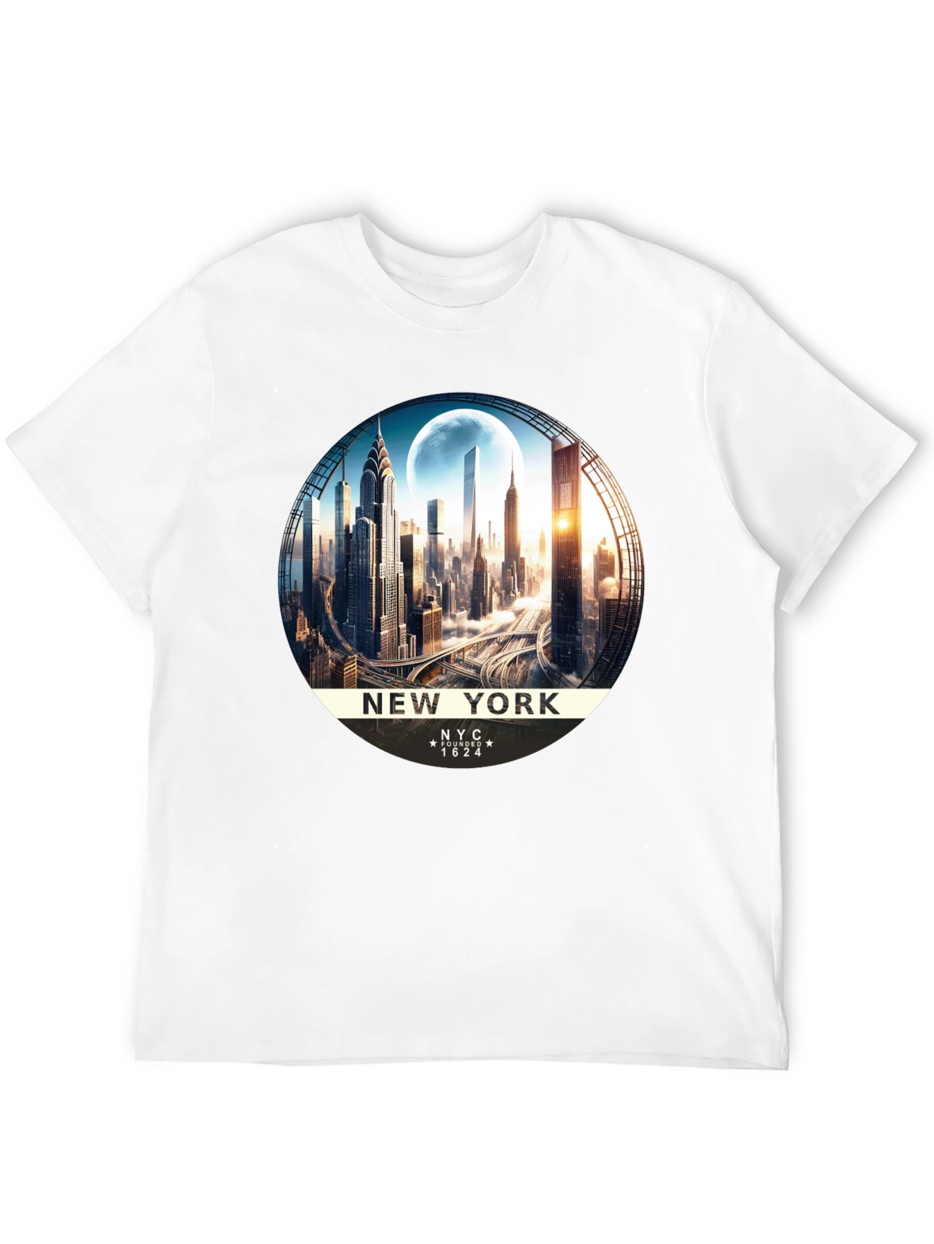 New York City Skyline Graphic T-Shirt