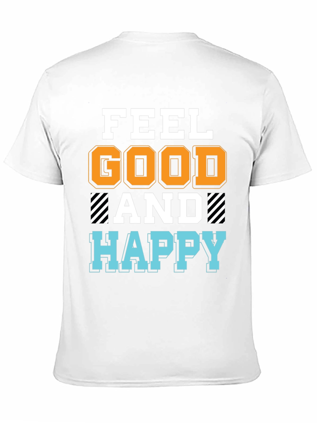 Feel Good Happy T-Shirt - Black