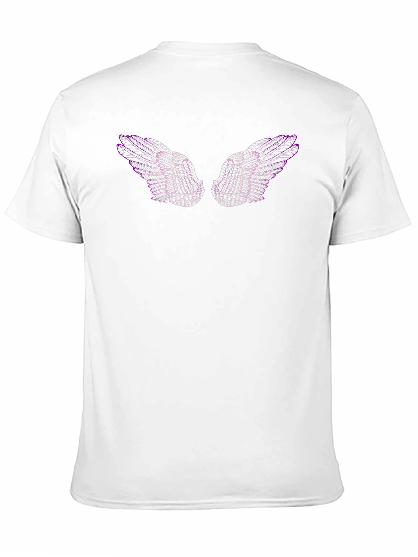 Black Tee with Wing Graphic