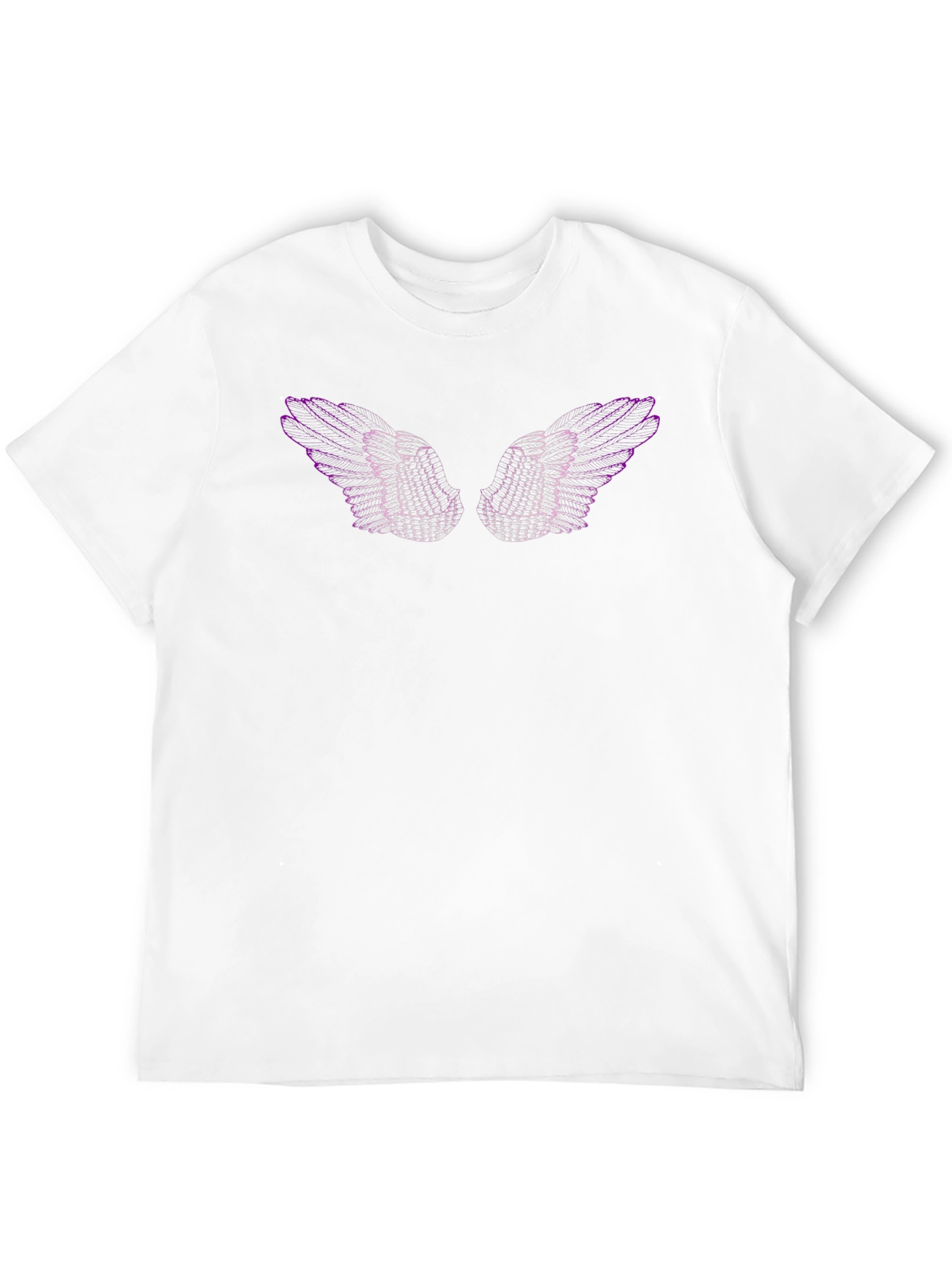 Black Tee with Wing Graphic