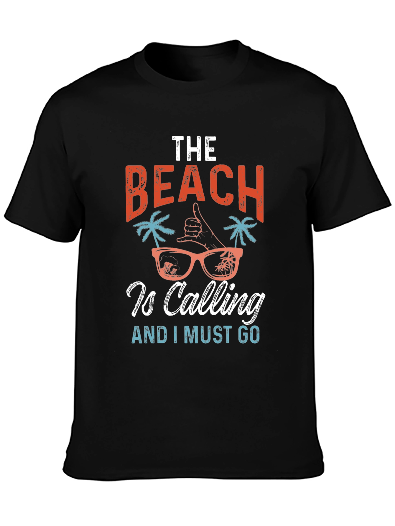 The Beach is Calling T-Shirt - Summer Holiday Apparel