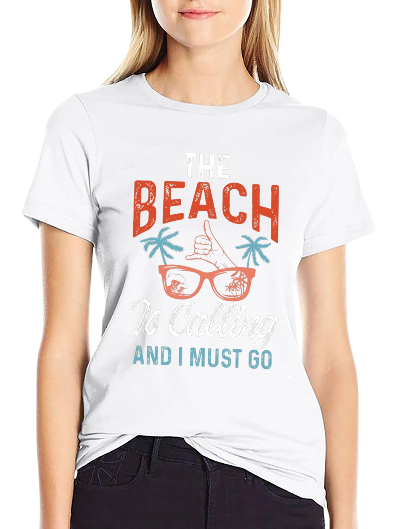 The Beach is Calling T-Shirt - Summer Holiday Apparel