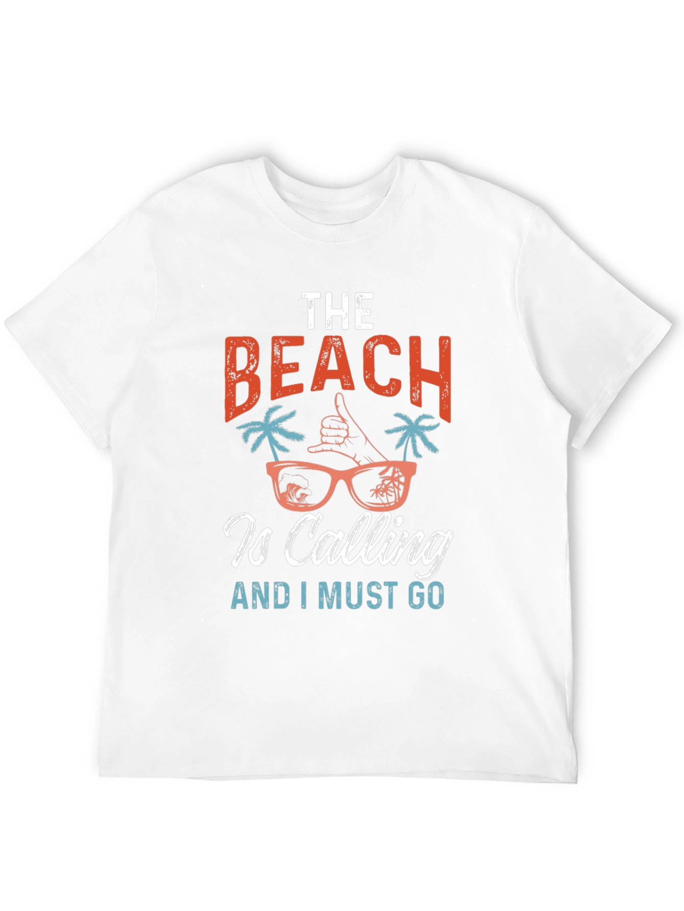 The Beach is Calling T-Shirt - Summer Holiday Apparel