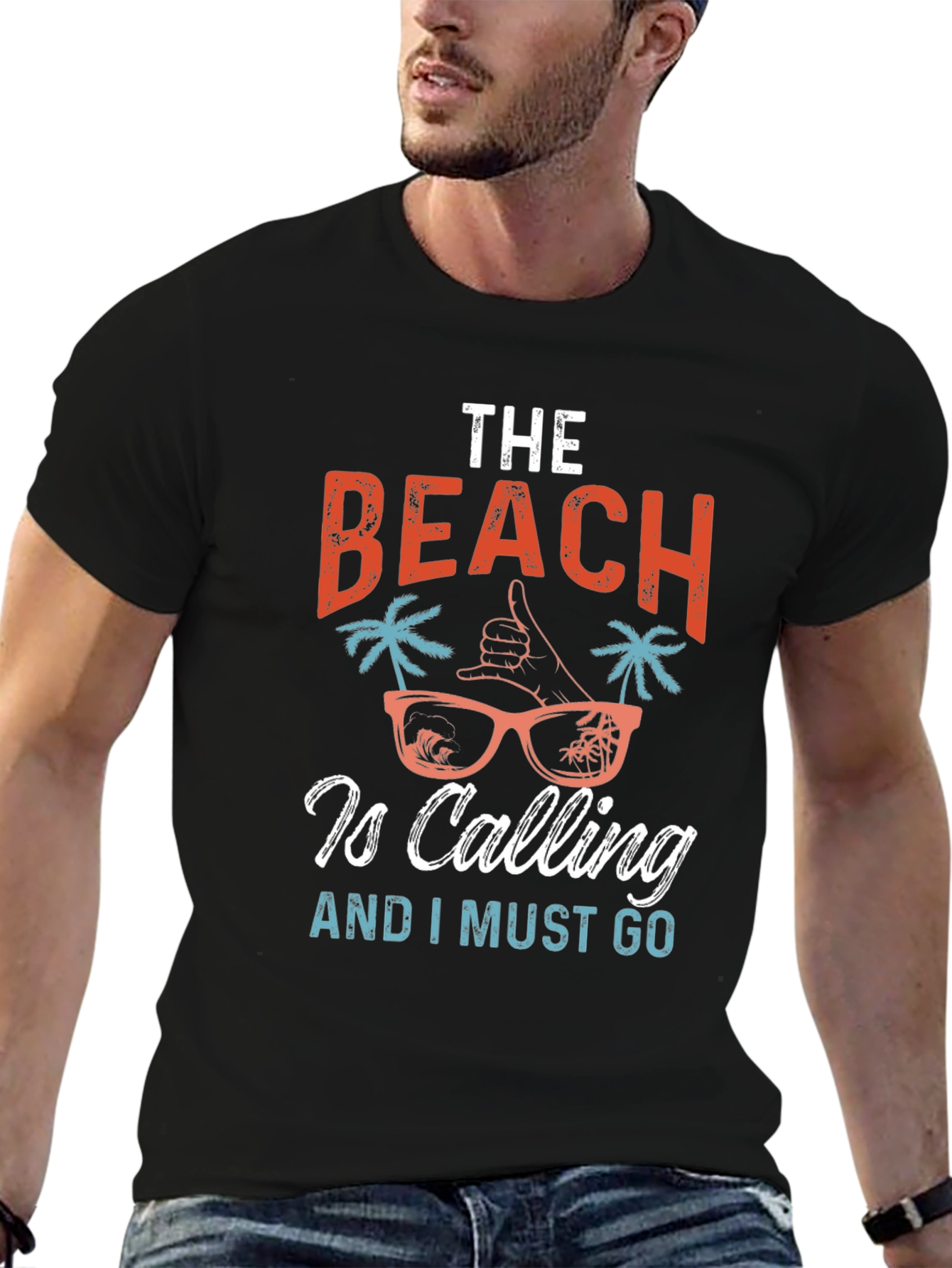 The Beach is Calling T-Shirt - Summer Holiday Apparel