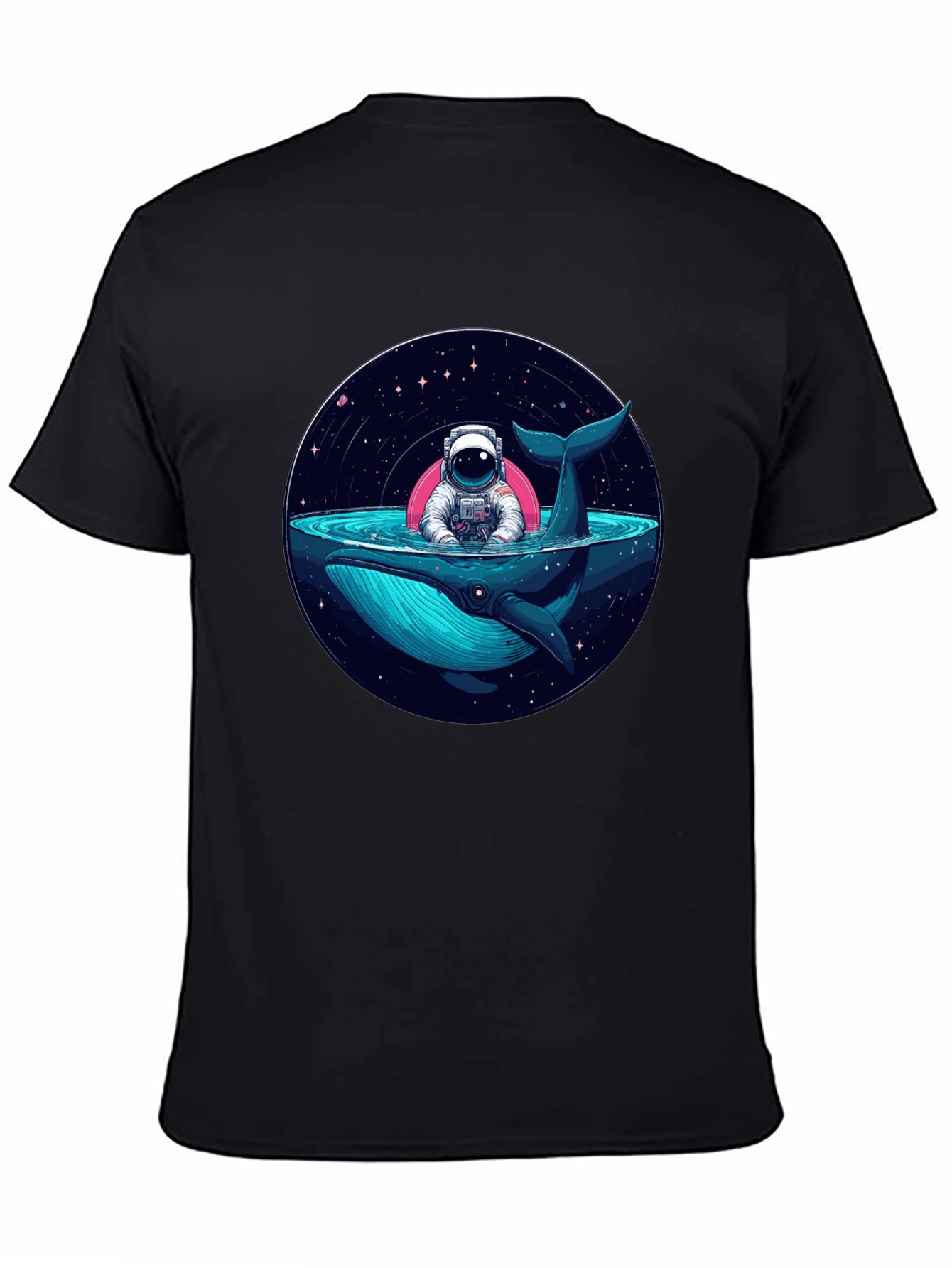 Astronaut Whale T-Shirt - Space Ocean Tee