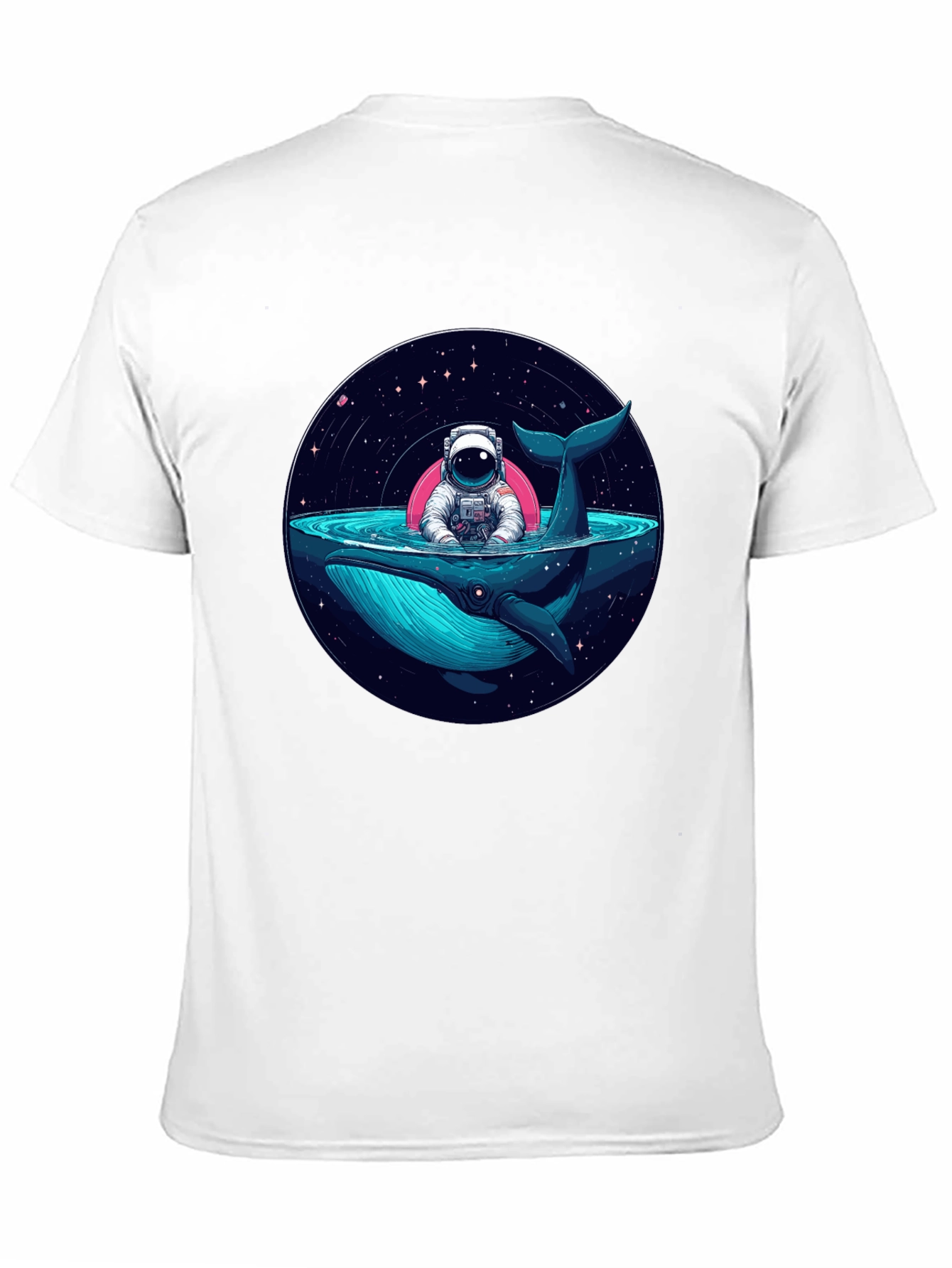 Astronaut Whale T-Shirt - Space Ocean Tee