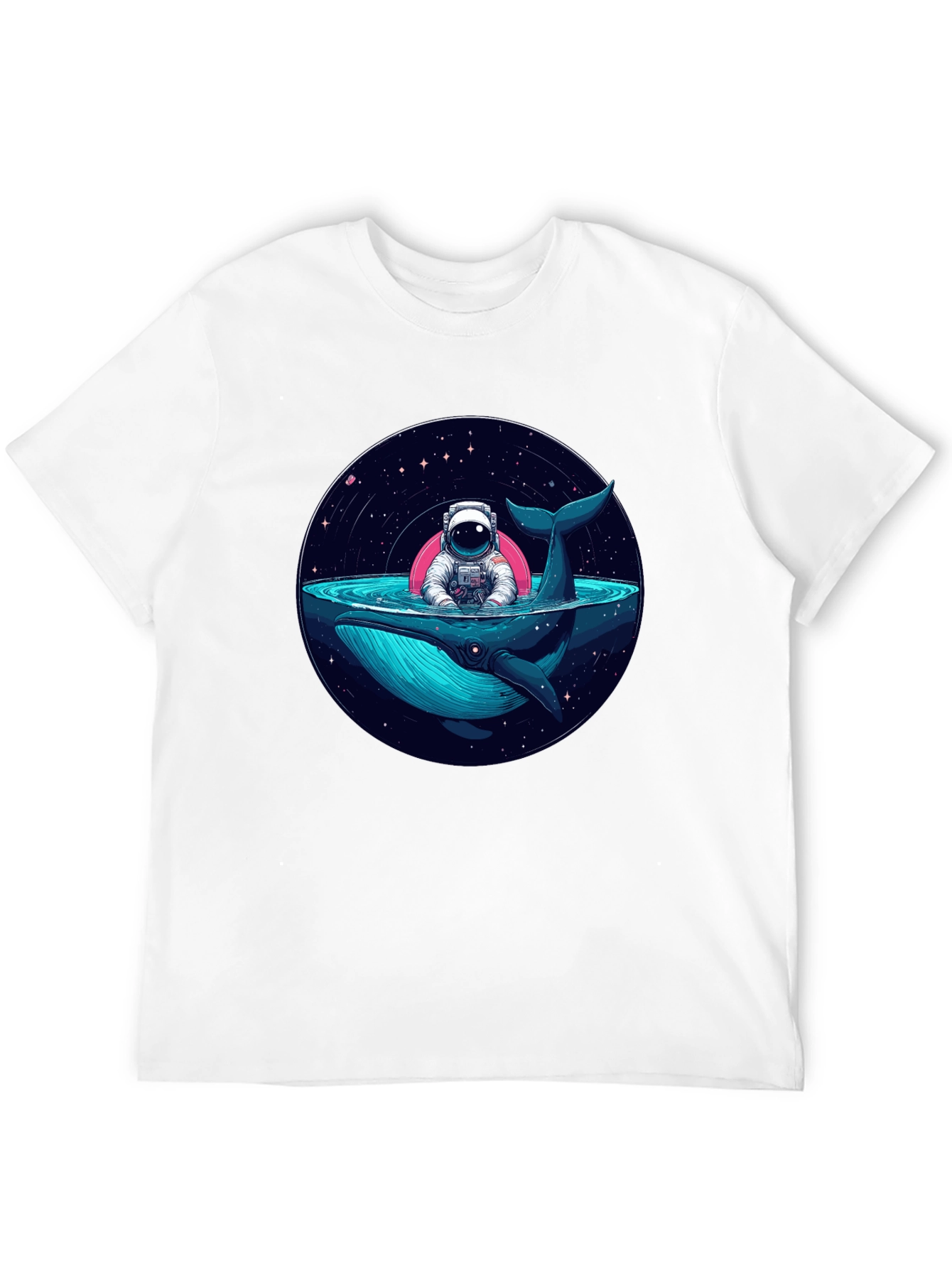 Astronaut Whale T-Shirt - Space Ocean Tee