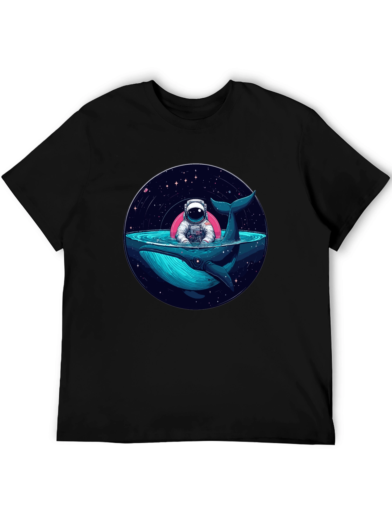 Astronaut Whale T-Shirt - Space Ocean Tee