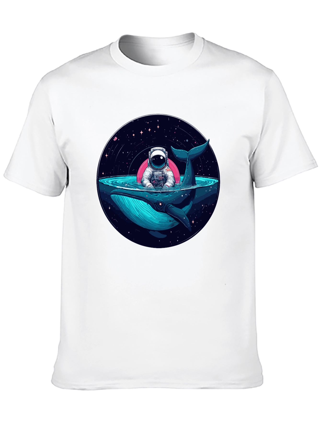 Astronaut Whale T-Shirt - Space Ocean Tee