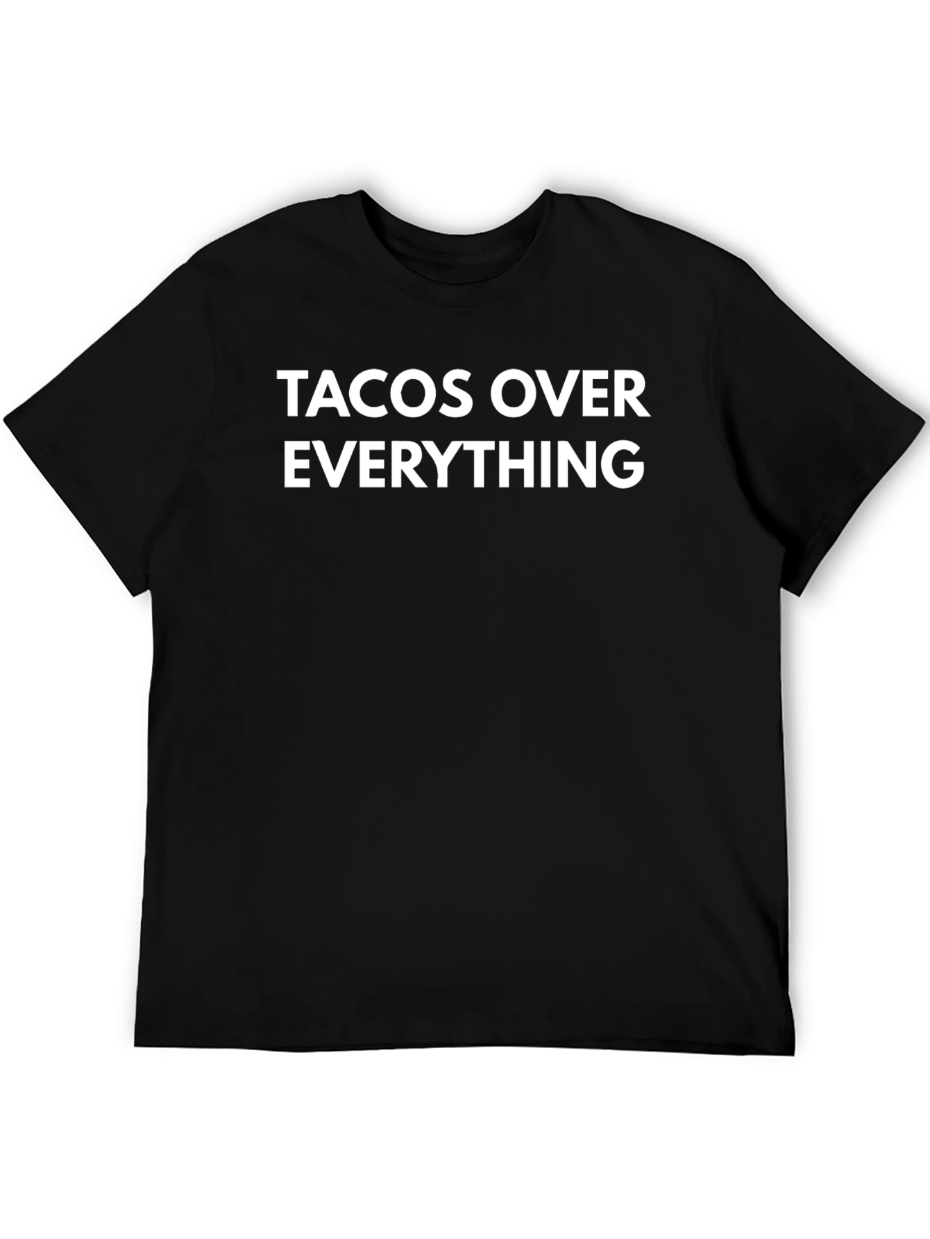 Tacos Over Everything Graphic T-Shirt - Black