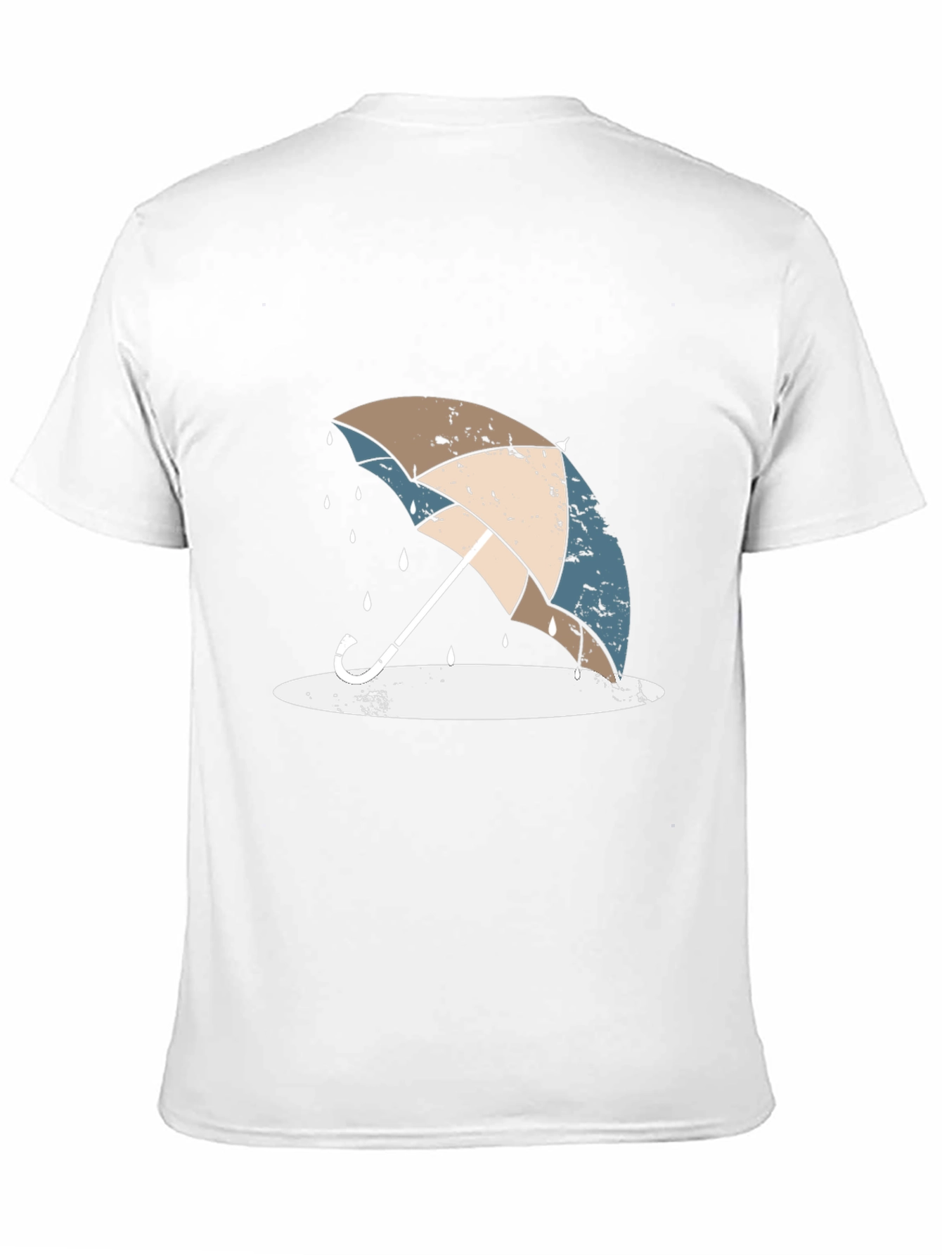 Umbrella Graphic Tee - Black Casual T-Shirt