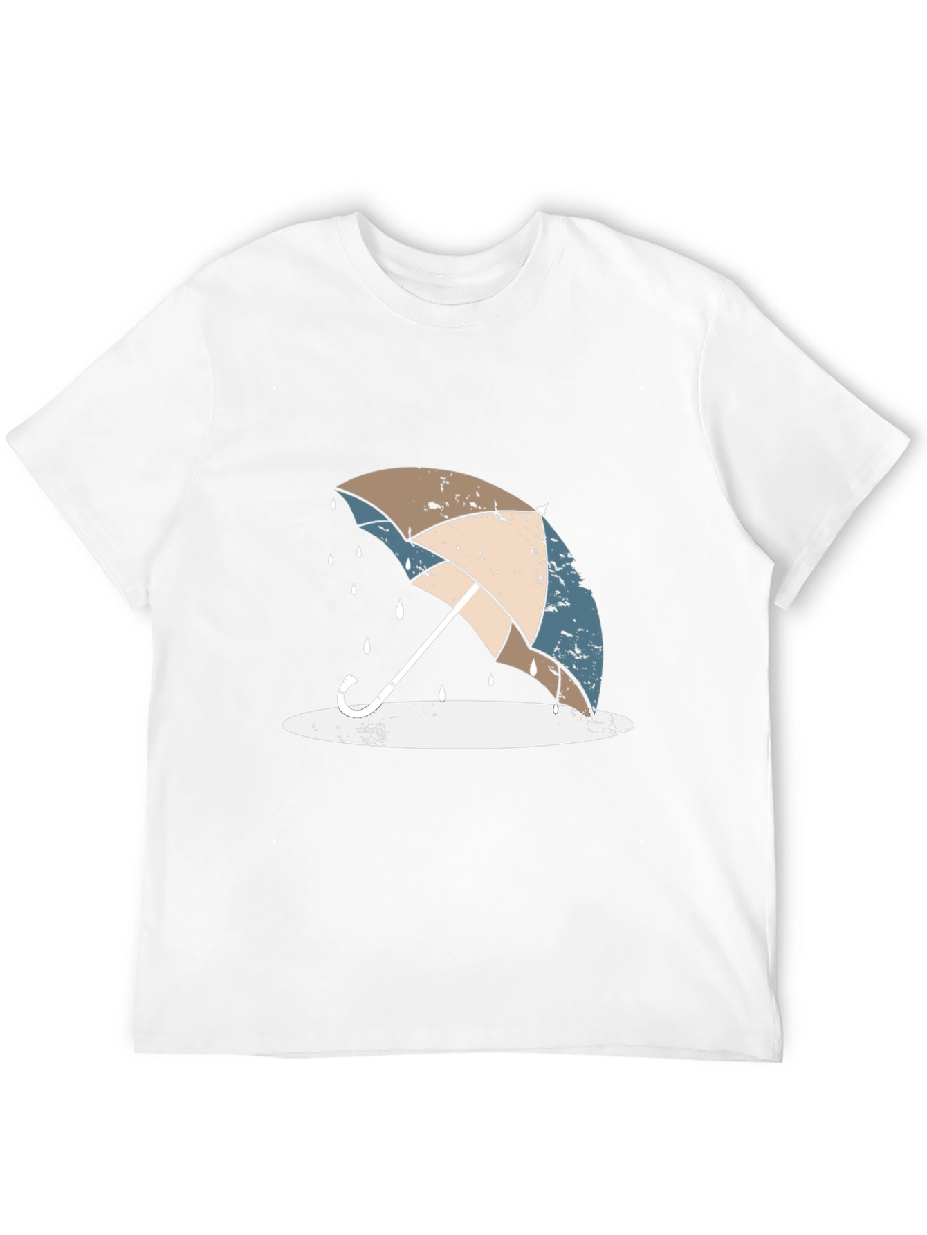 Umbrella Graphic Tee - Black Casual T-Shirt