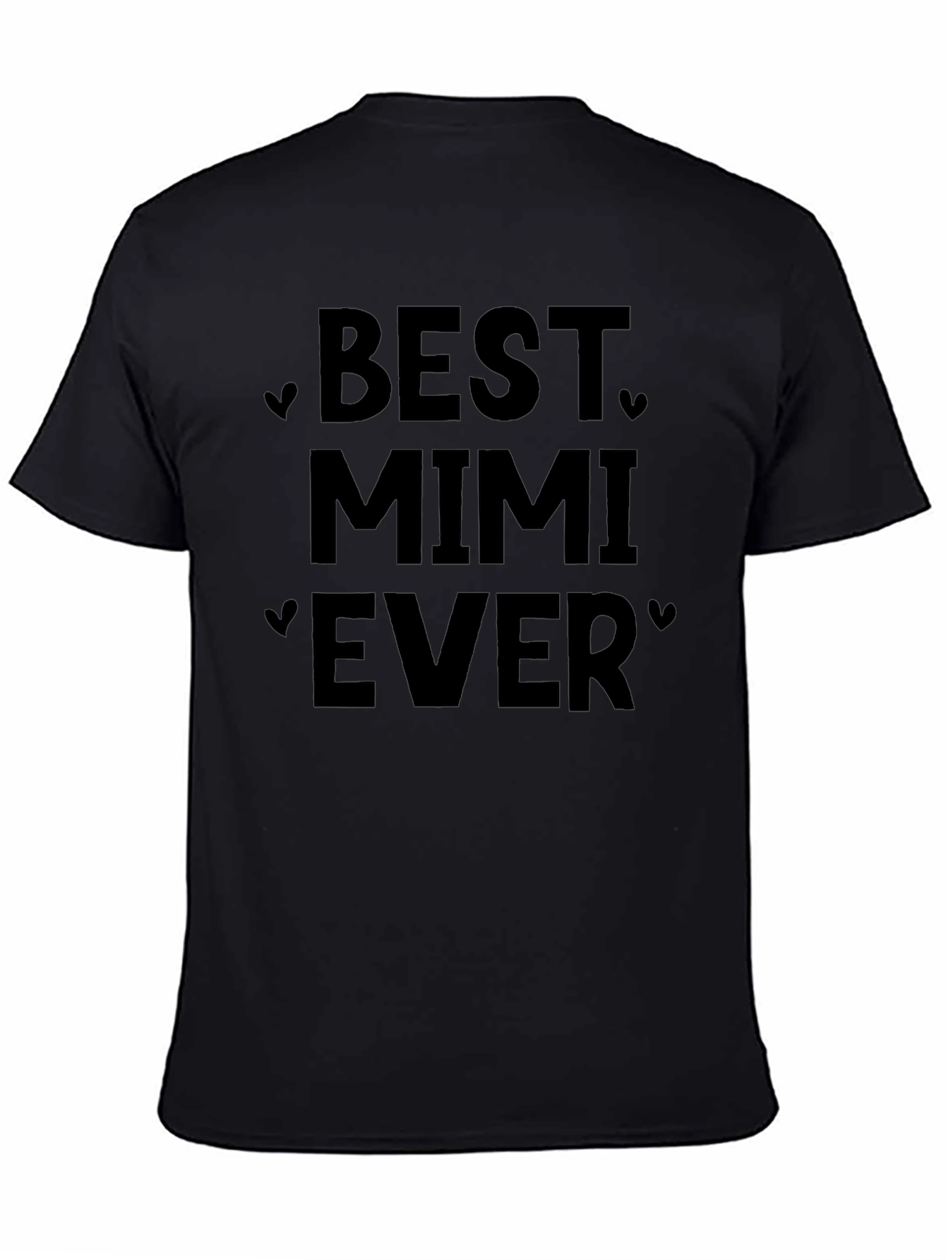 Best Mimi Ever Black Crewneck T-Shirt