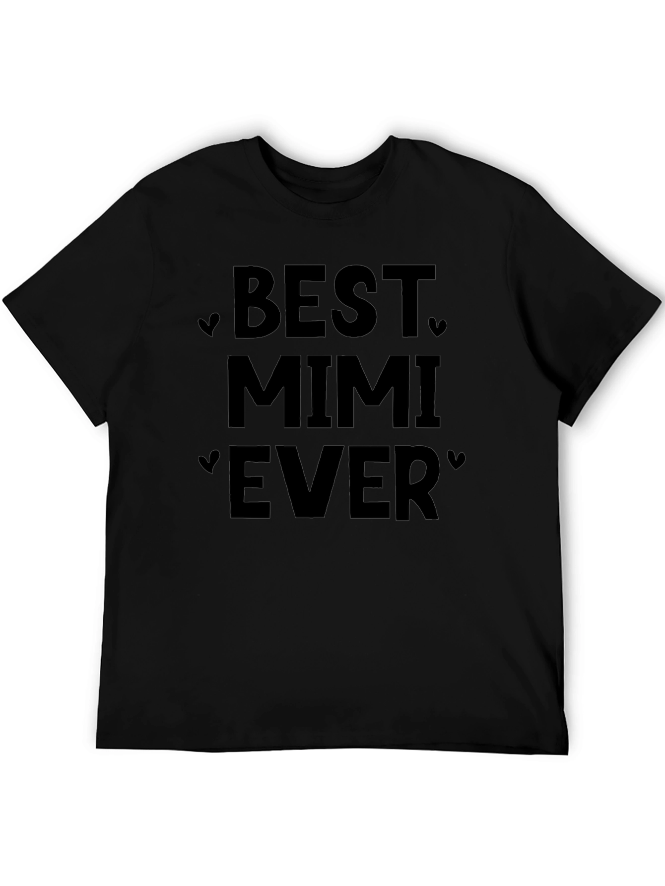 Best Mimi Ever Black Crewneck T-Shirt