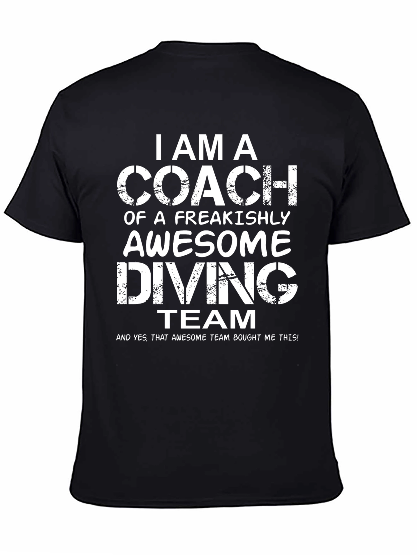 Awesome Diving Coach T-Shirt - Novelty Gift