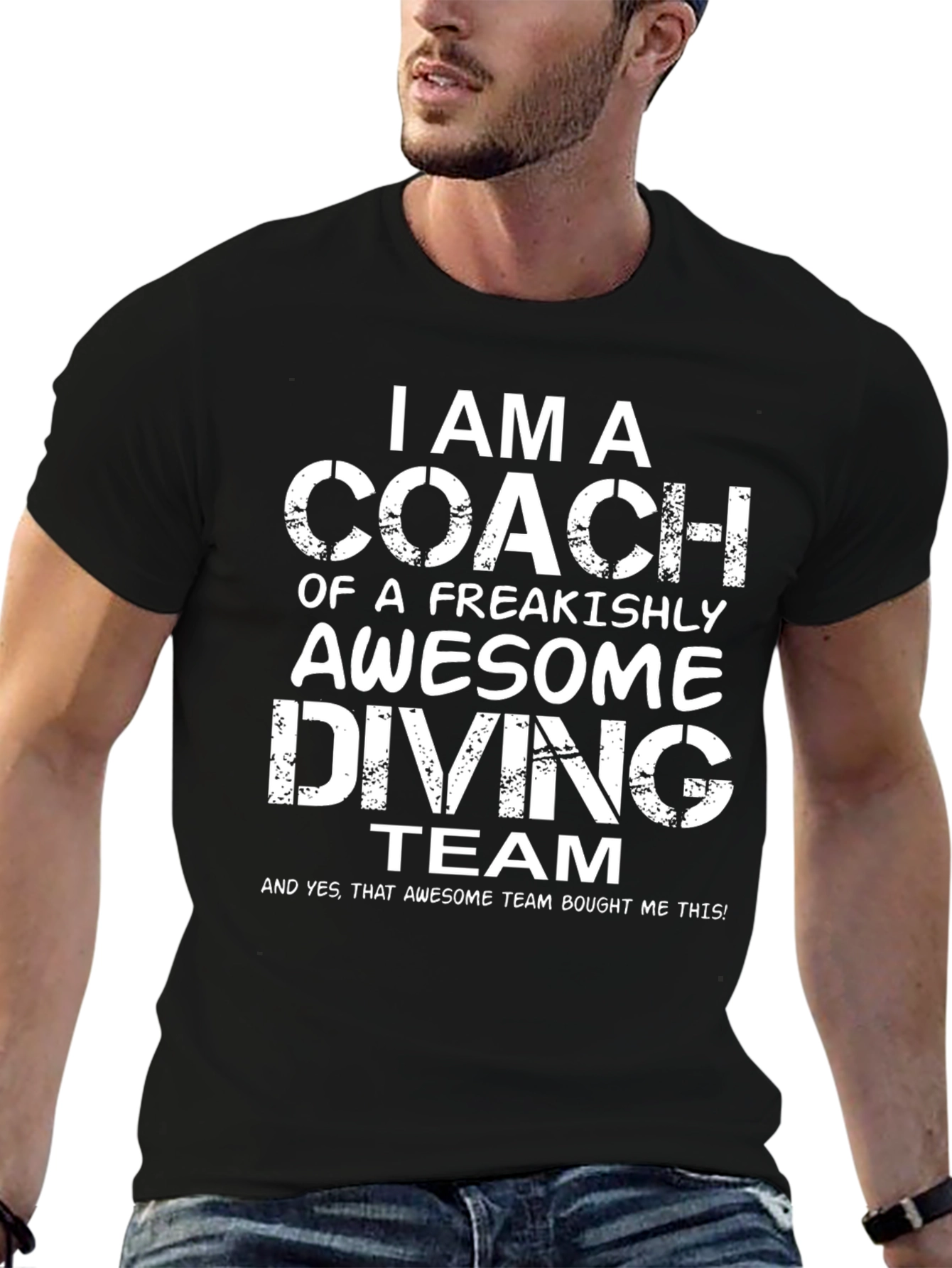 Awesome Diving Coach T-Shirt - Novelty Gift