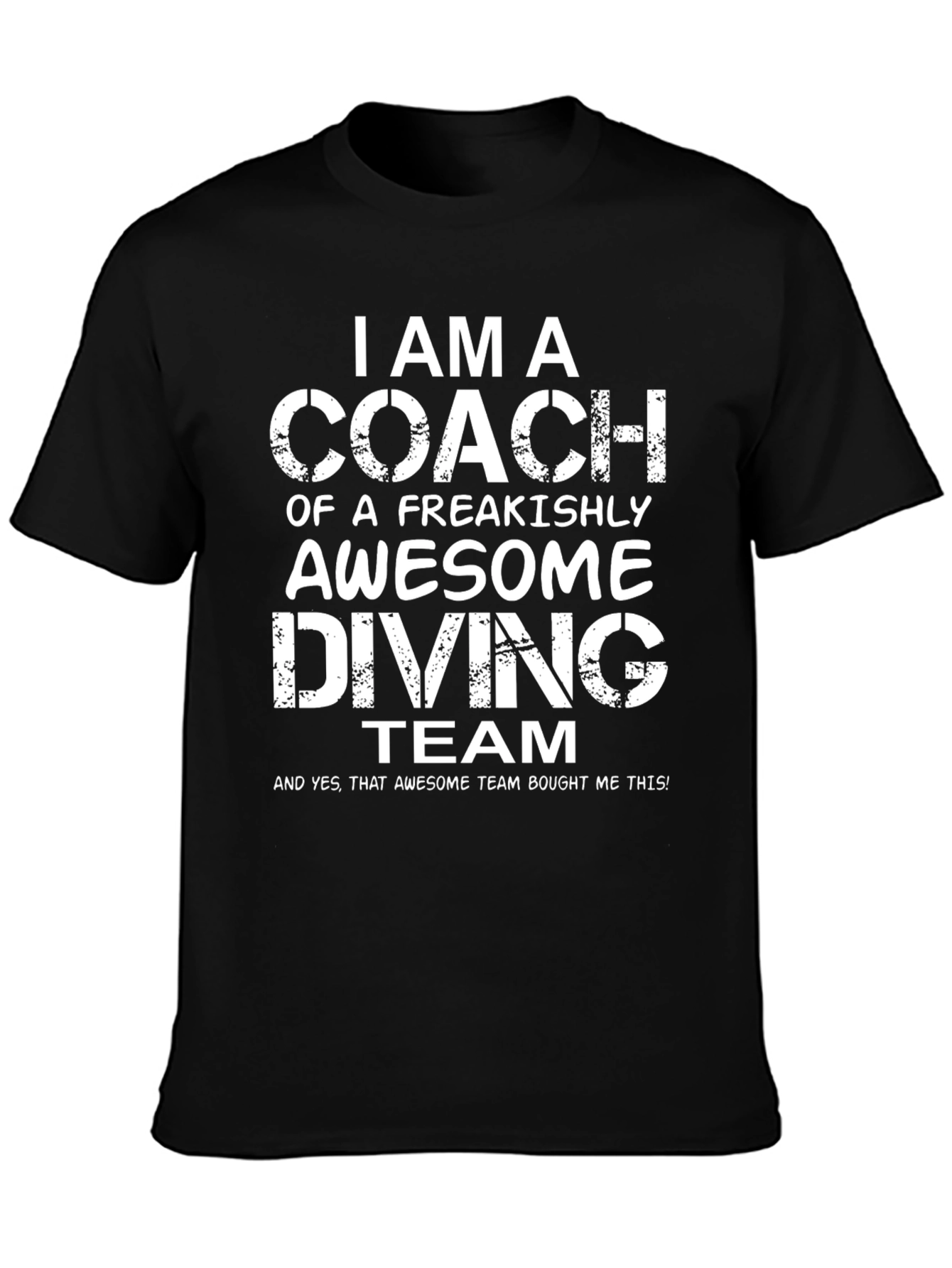 Awesome Diving Coach T-Shirt - Novelty Gift