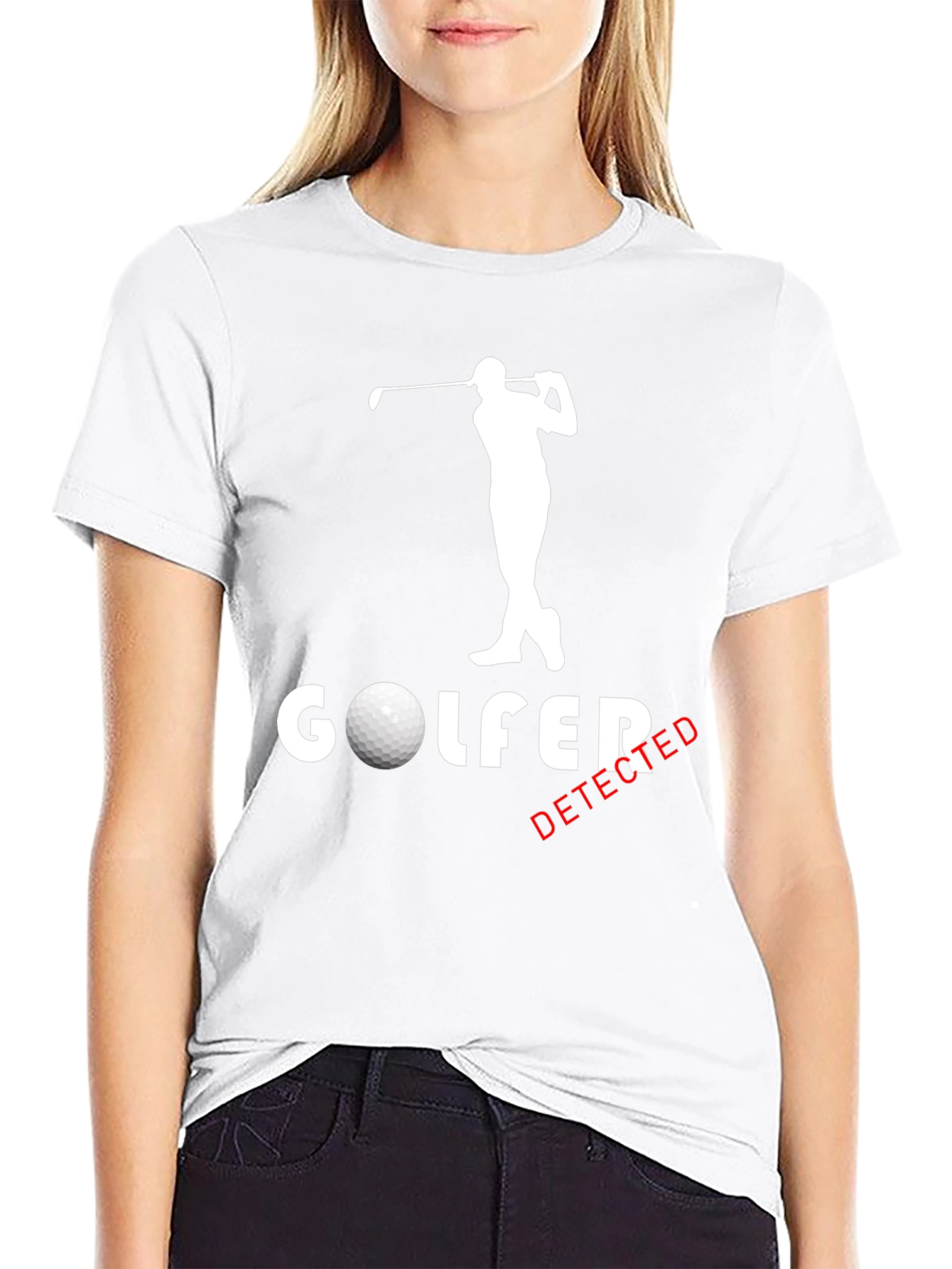 Golfer Detected Graphic T-Shirt