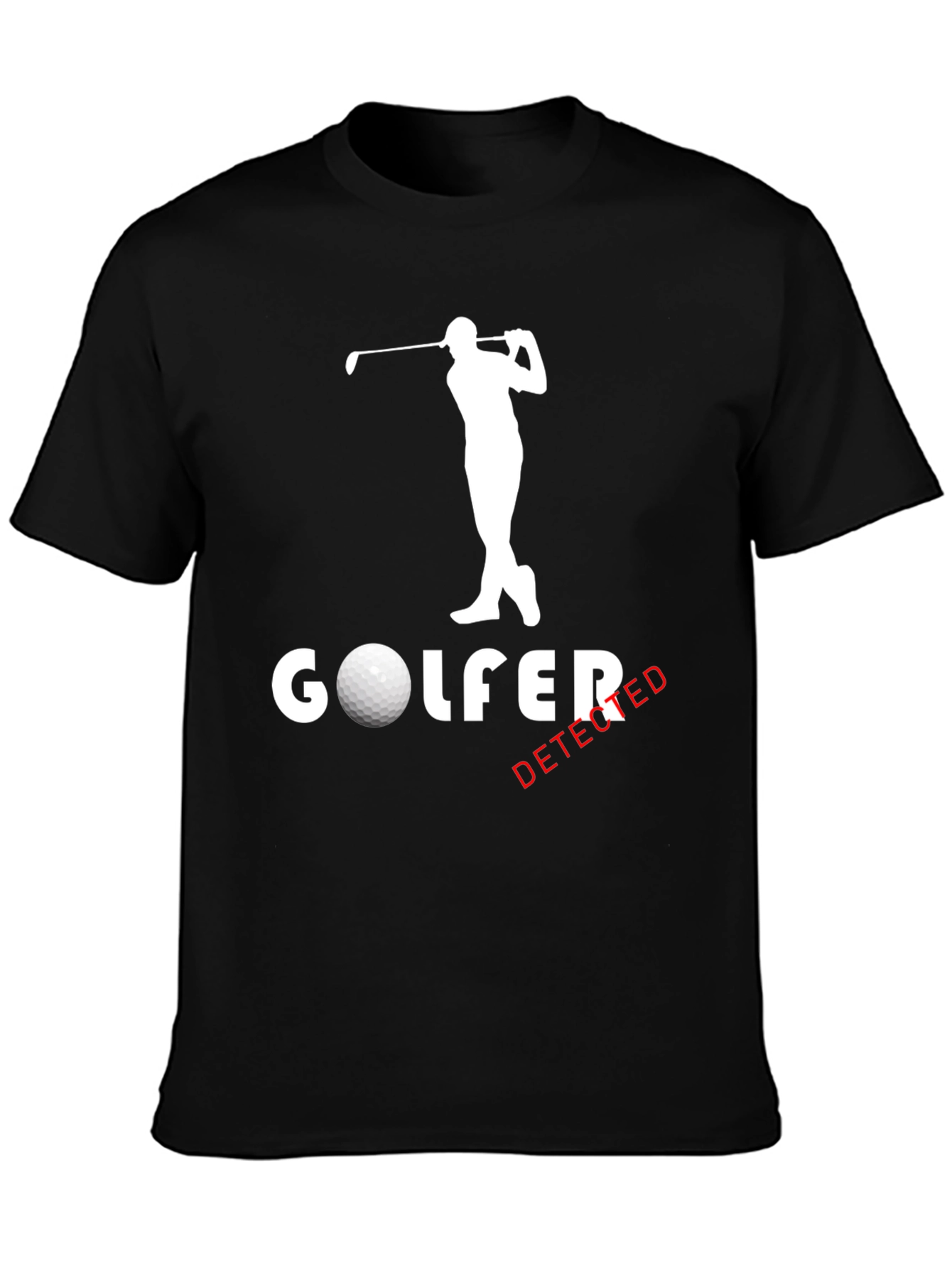 Golfer Detected Graphic T-Shirt