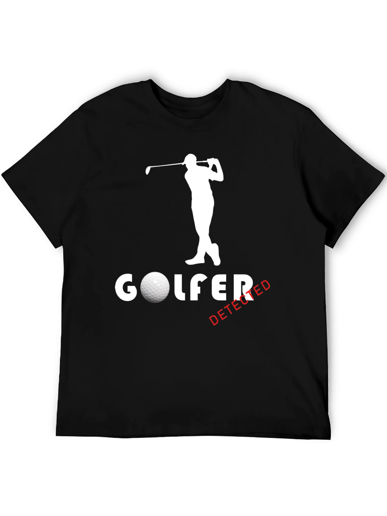 Golfer Detected Graphic T-Shirt