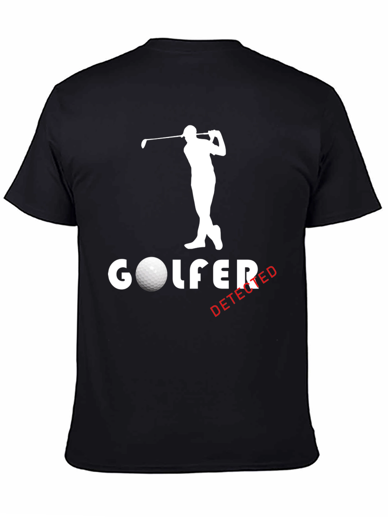 Golfer Detected Graphic T-Shirt