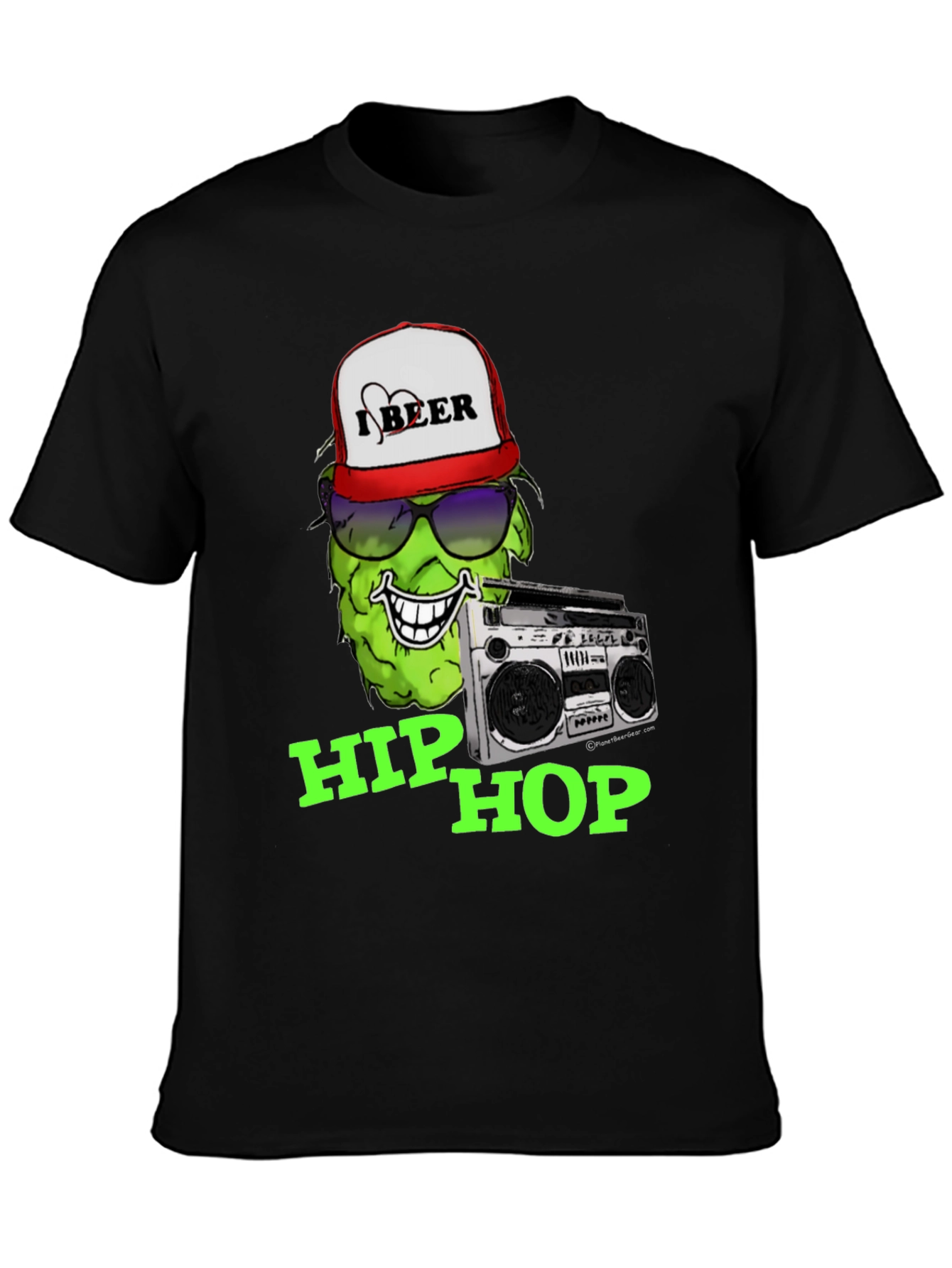 Hip Hop Beer Graphic T-Shirt