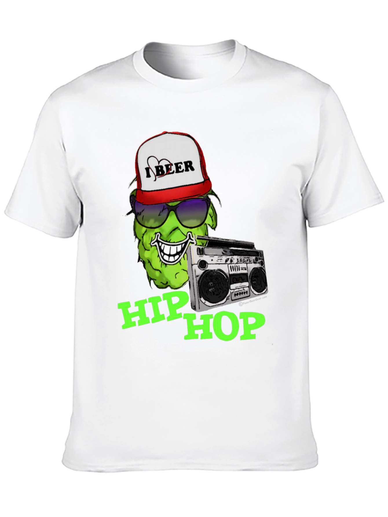 Hip Hop Beer Graphic T-Shirt