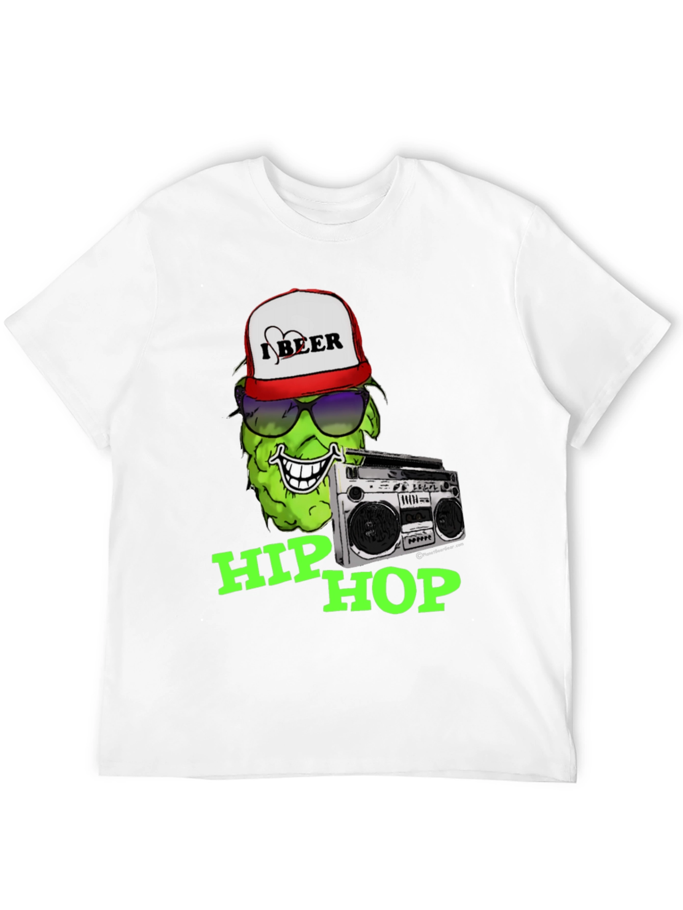 Hip Hop Beer Graphic T-Shirt