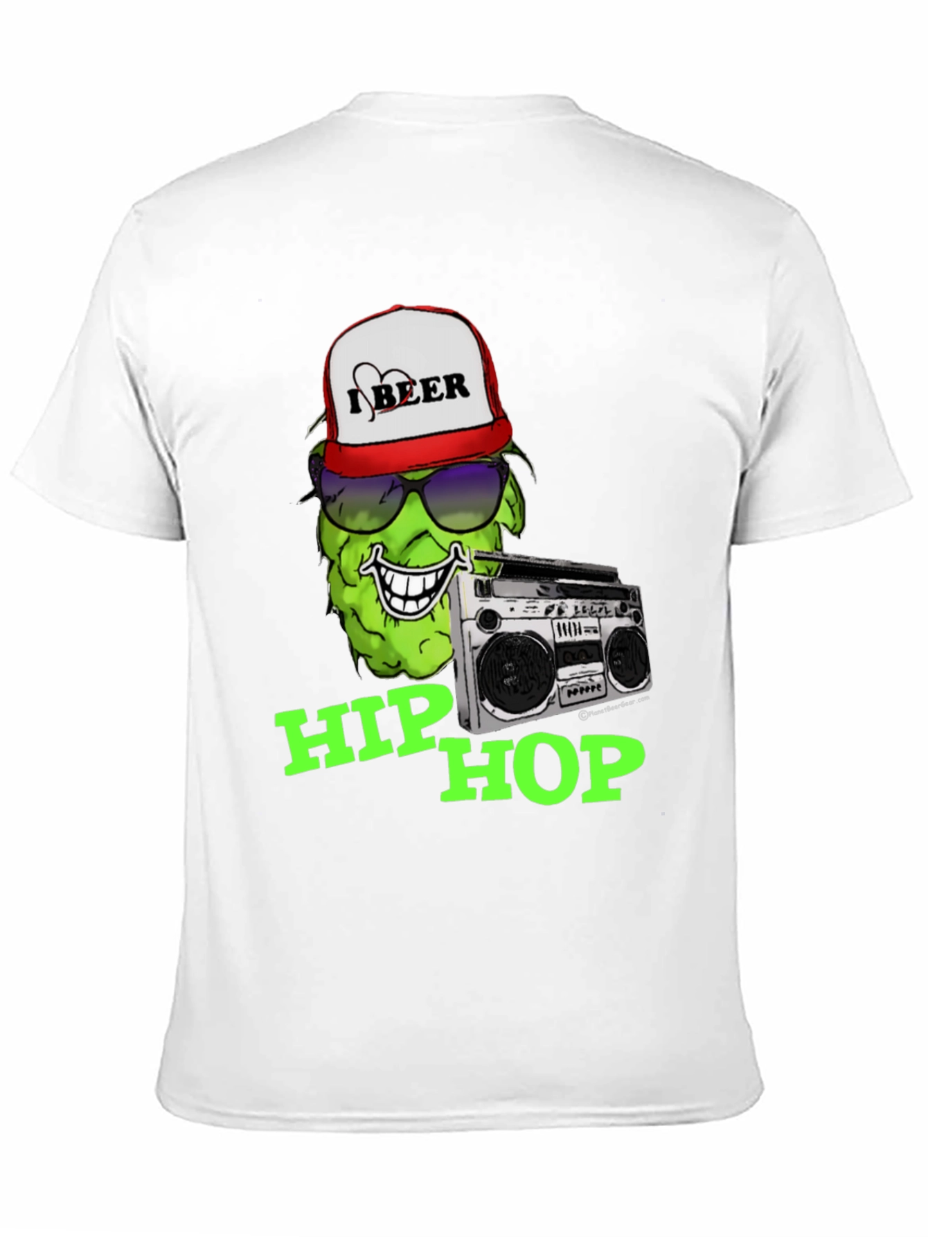 Hip Hop Beer Graphic T-Shirt