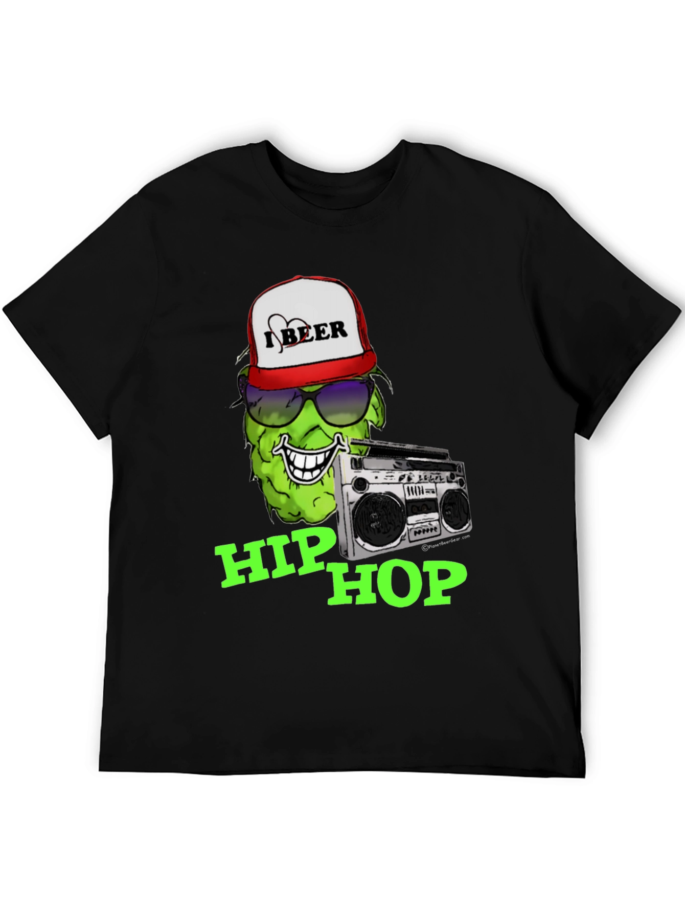 Hip Hop Beer Graphic T-Shirt