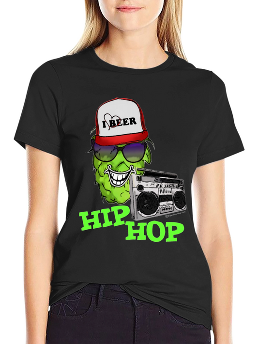 Hip Hop Beer Graphic T-Shirt