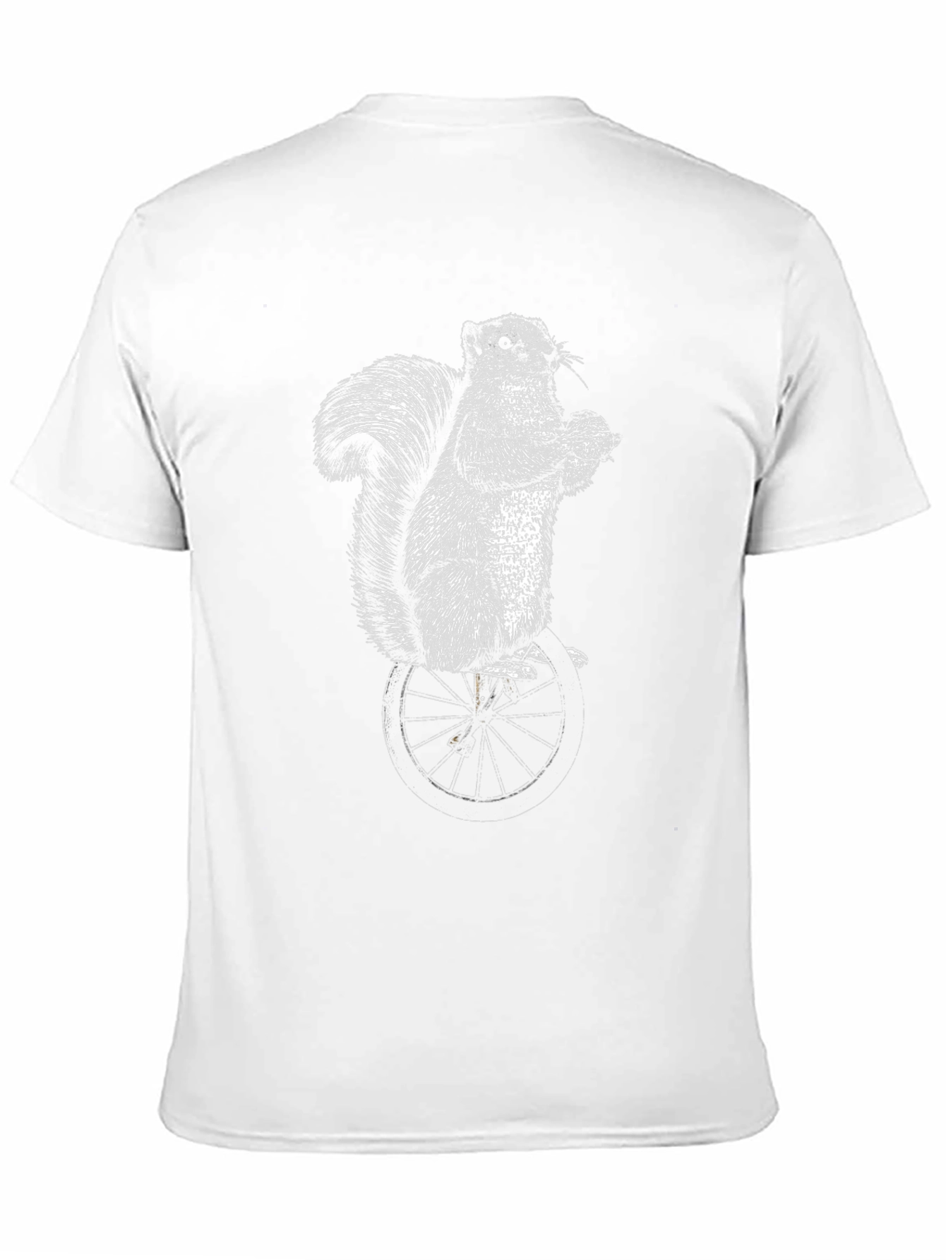 Squirrel On Unicycle Graphic Tee