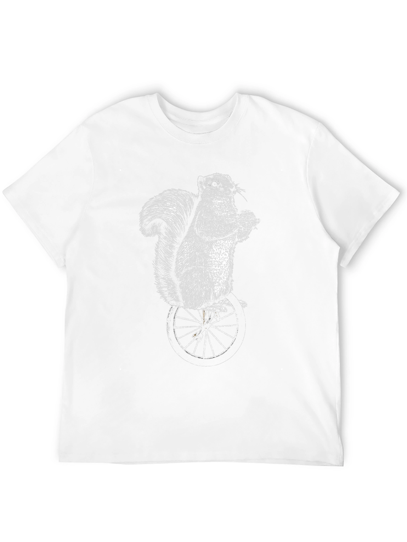 Squirrel On Unicycle Graphic Tee