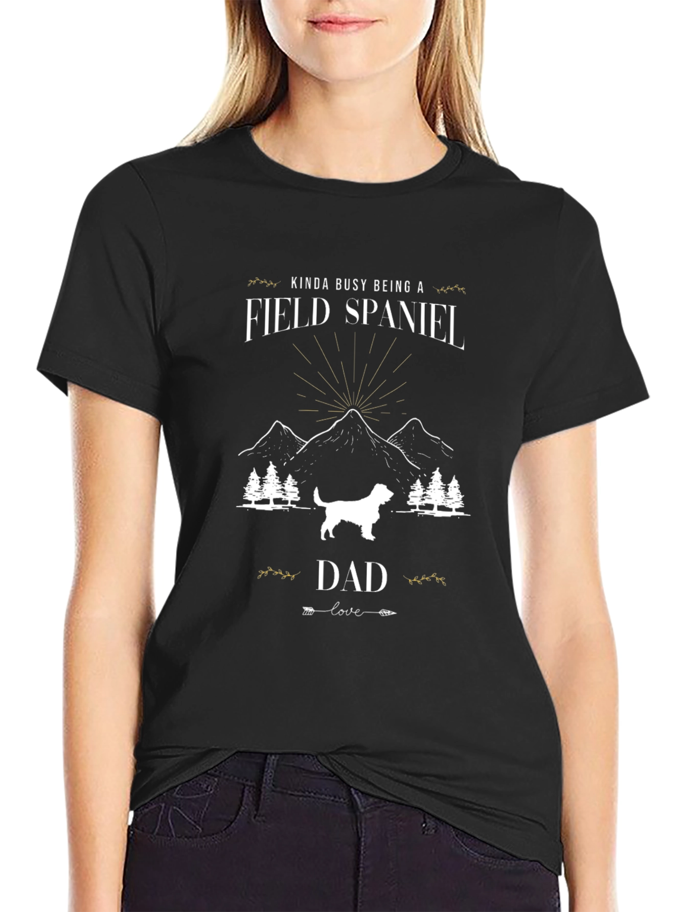 Field Spaniel Dad T-Shirt - Dog Lover Gift