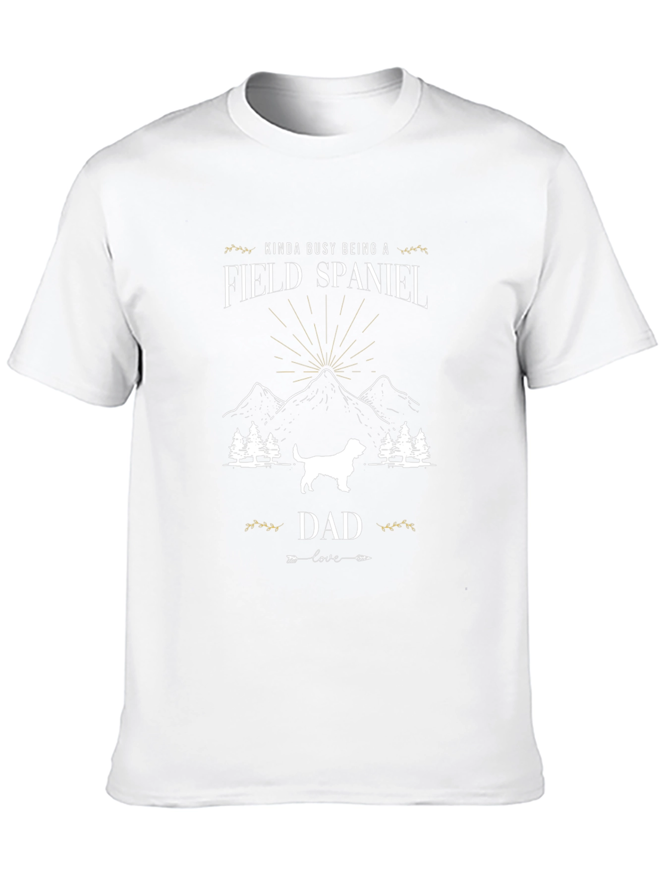 Field Spaniel Dad T-Shirt - Dog Lover Gift