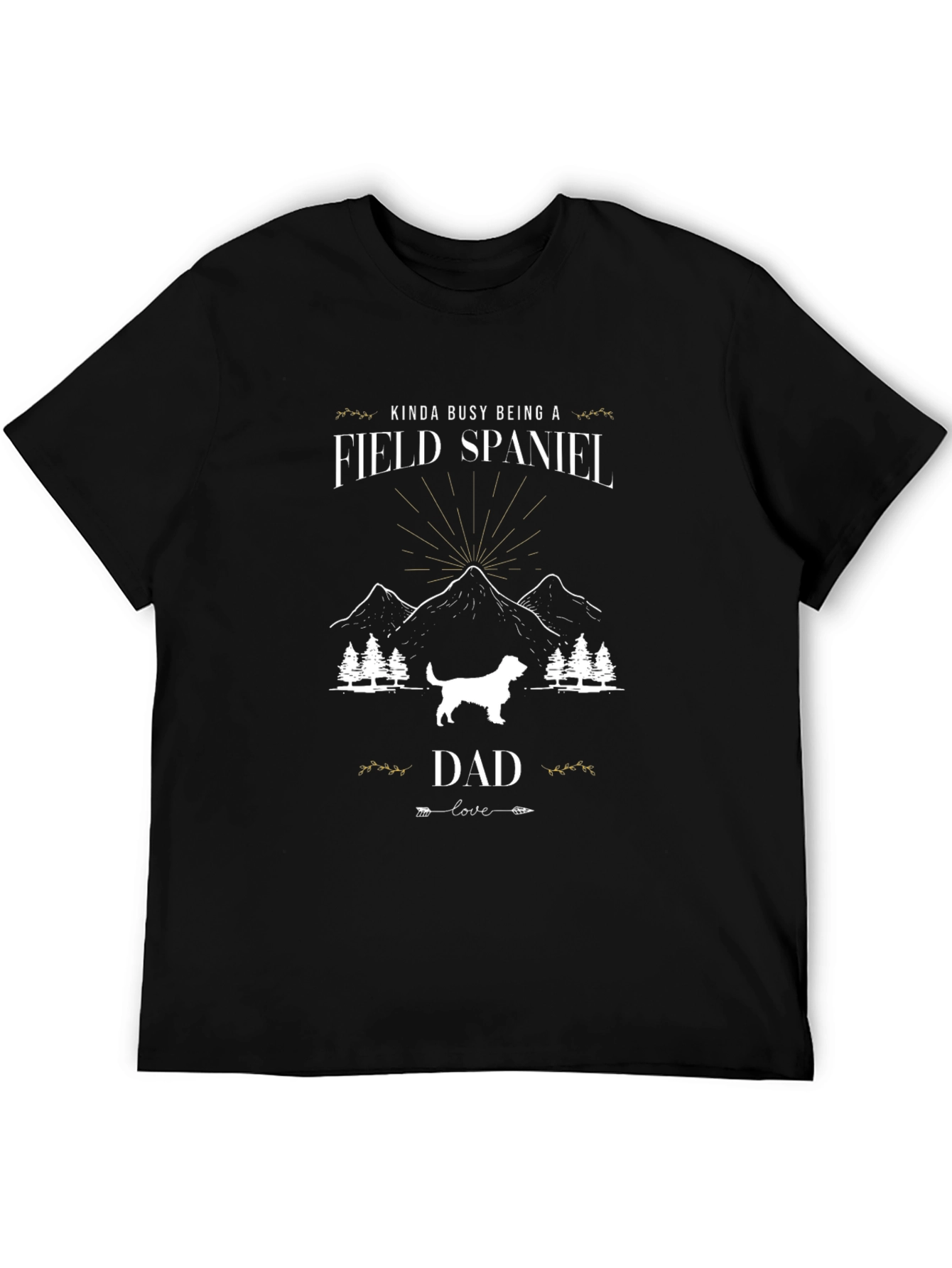 Field Spaniel Dad T-Shirt - Dog Lover Gift