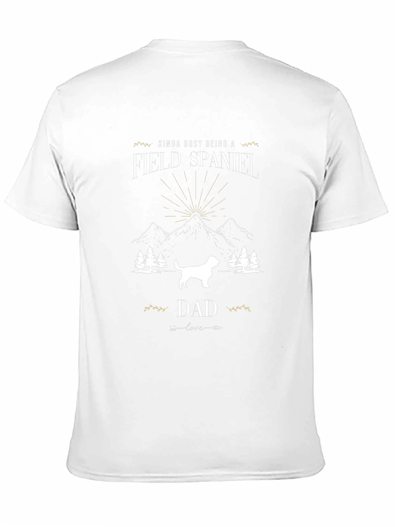 Field Spaniel Dad T-Shirt - Dog Lover Gift
