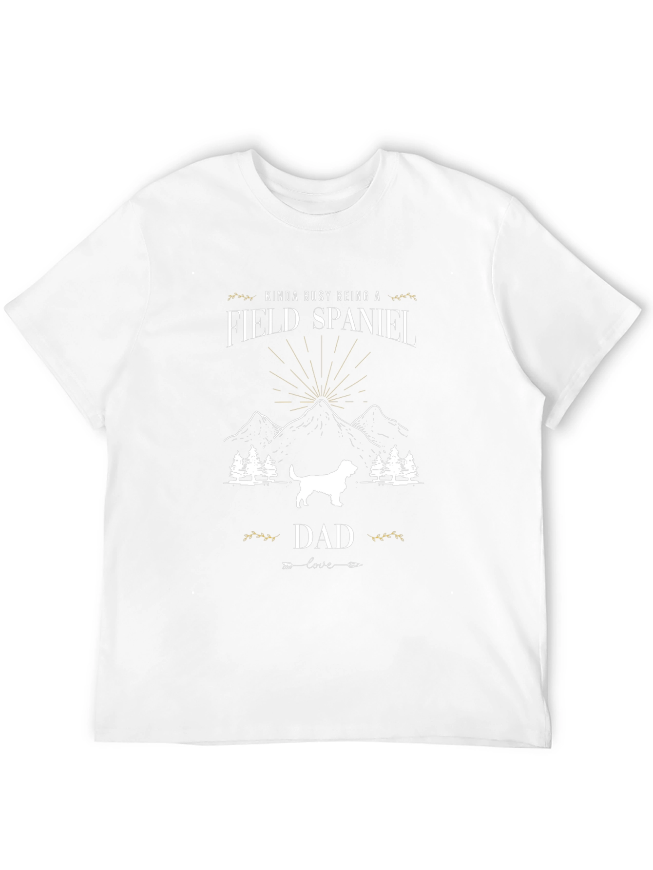Field Spaniel Dad T-Shirt - Dog Lover Gift