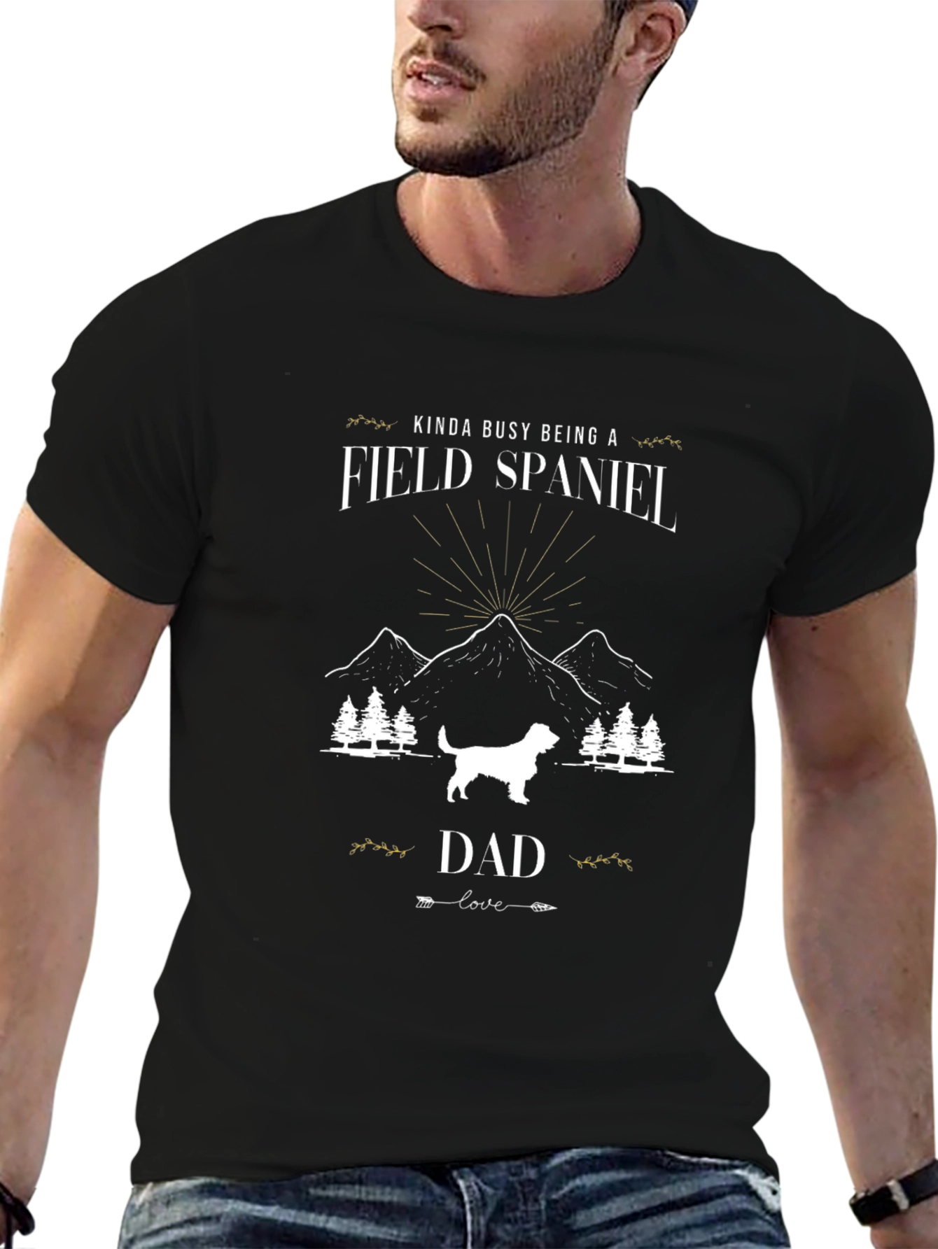 Field Spaniel Dad T-Shirt - Dog Lover Gift