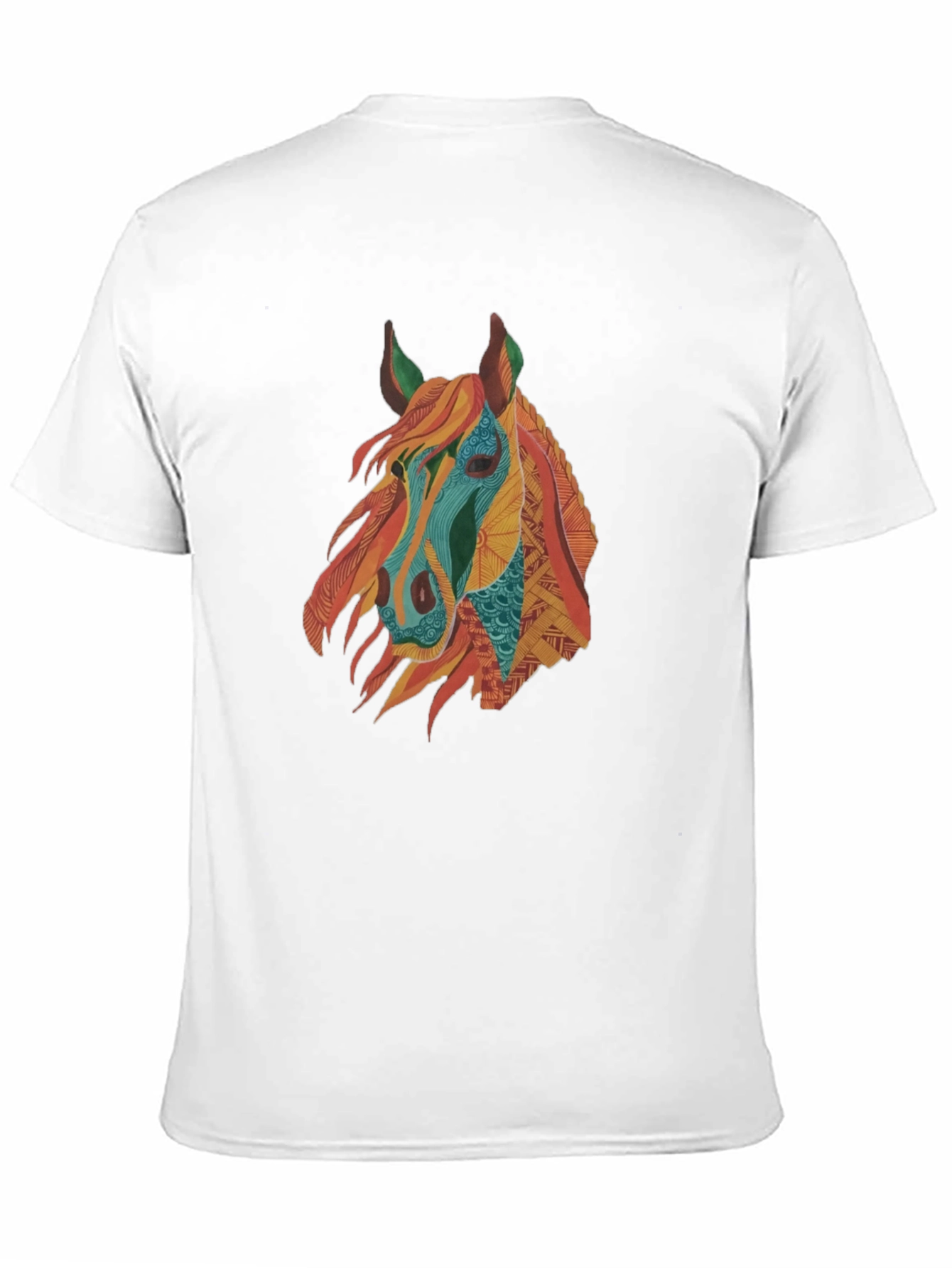 Horse Graphic Tee - Mens Black T-Shirt