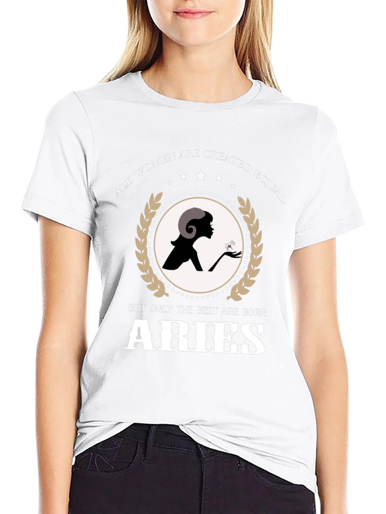 Aries Zodiac Womens T-Shirt