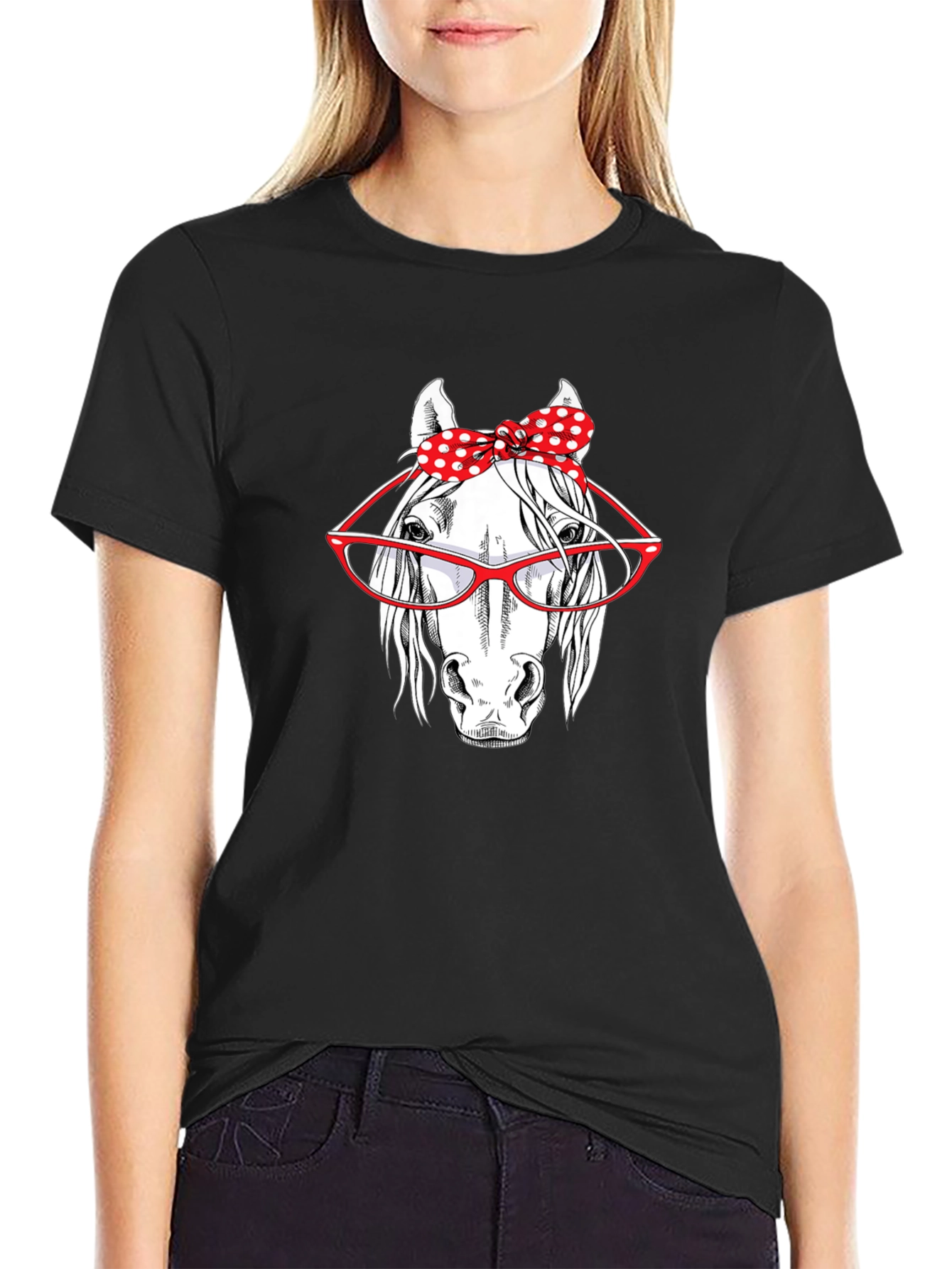 Horse with Glasses T-Shirt