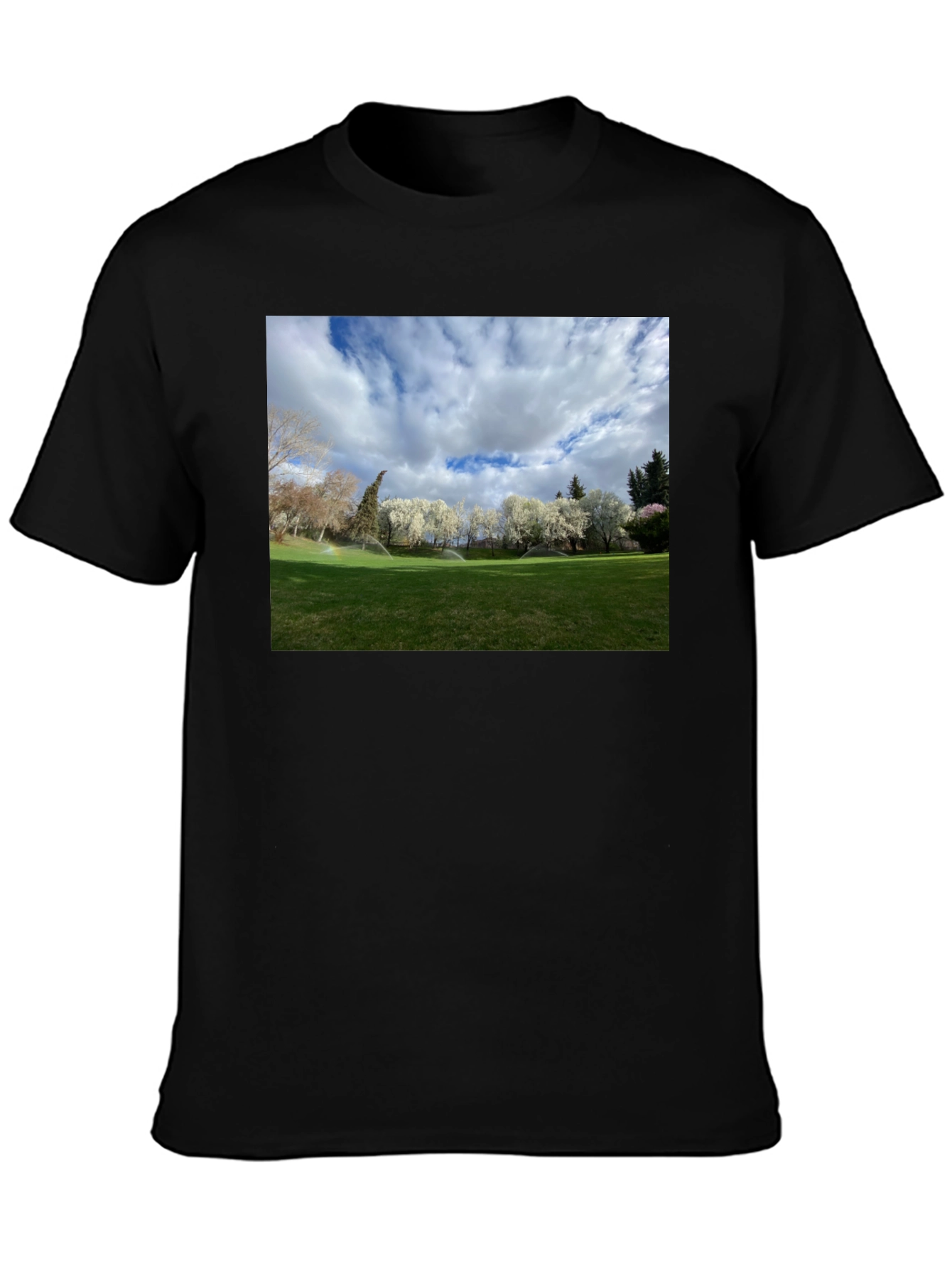 Scenic Landscape Graphic Tee - Cotton Comfort