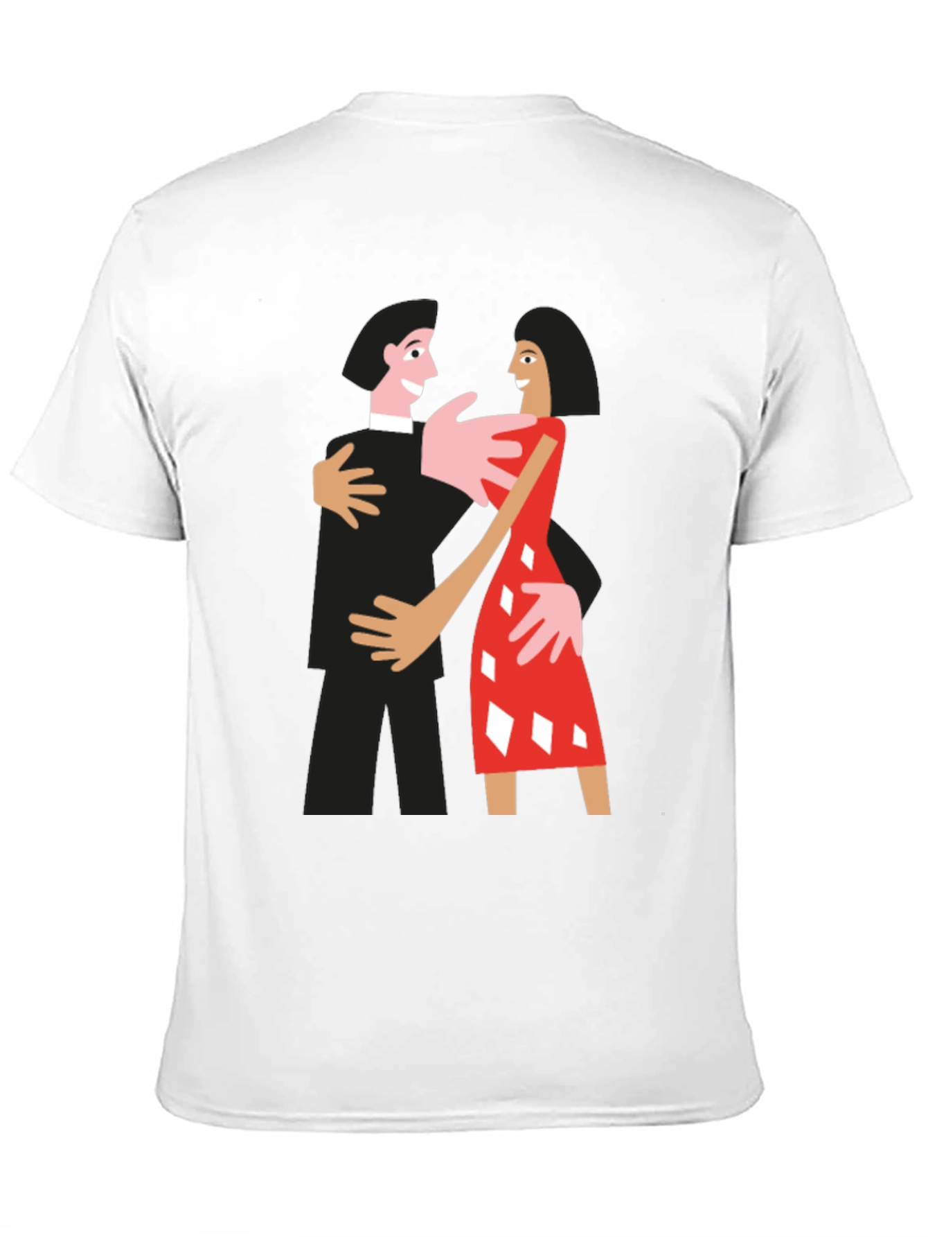Dancing Couple Graphic Tee - Quirky Style