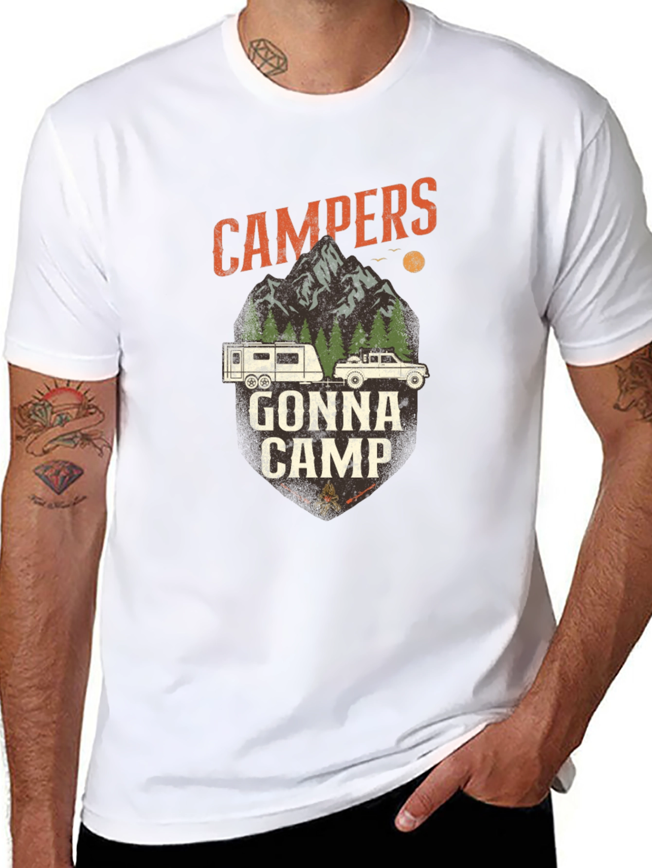Campers Gonna Camp Graphic Tee