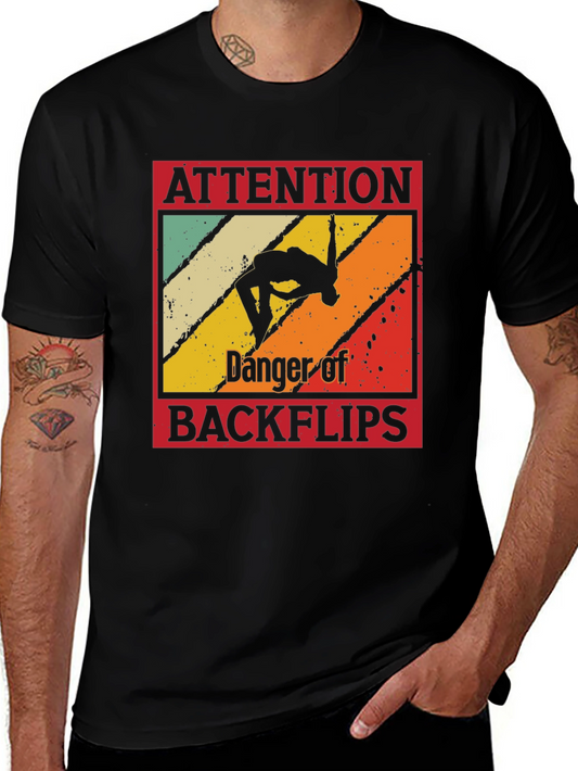 Attention Backflips Graphic Tee