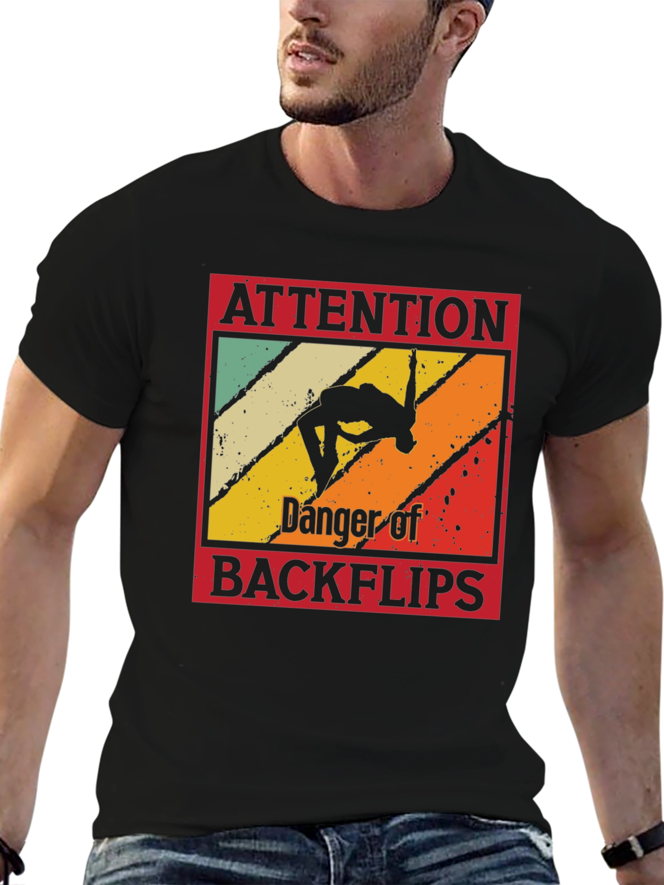 Attention Backflips Graphic Tee