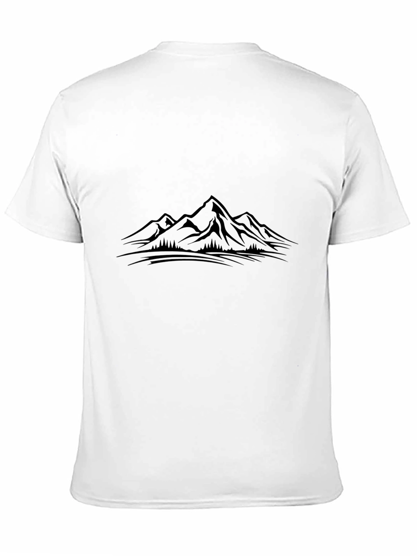 Mountain Graphic Black T-Shirt - Adventure Ready