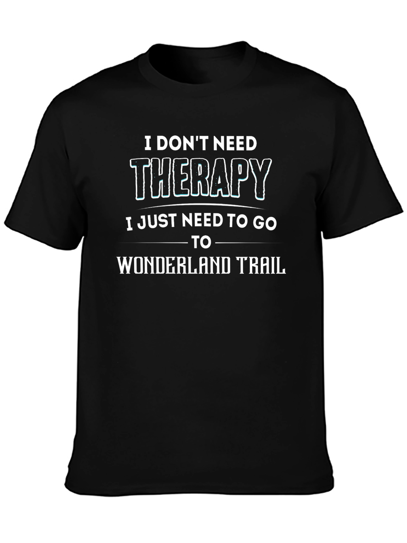 Therapy Wonderland Trail Black T-Shirt