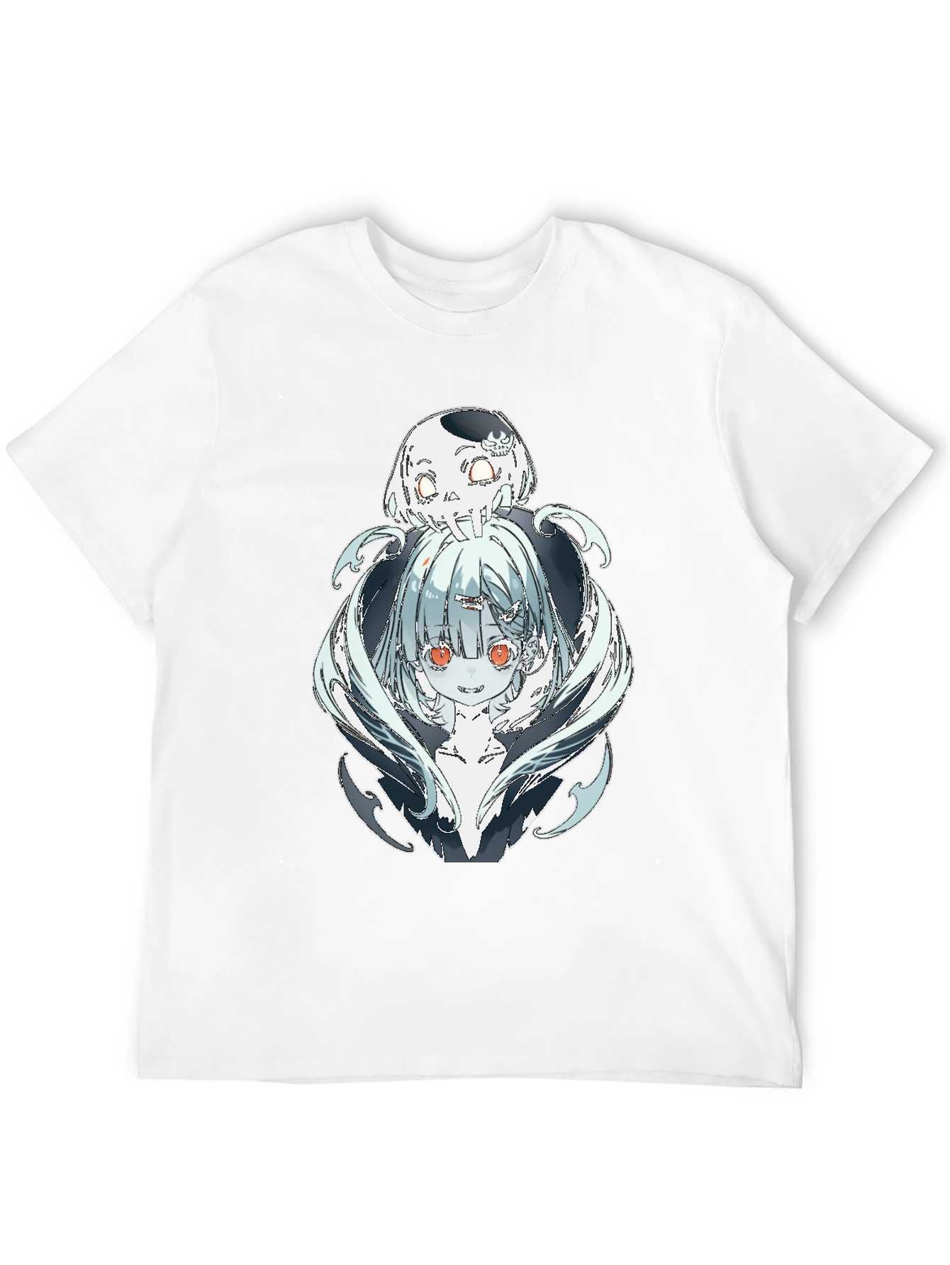 Anime Graphic Black T-Shirt - Death Character